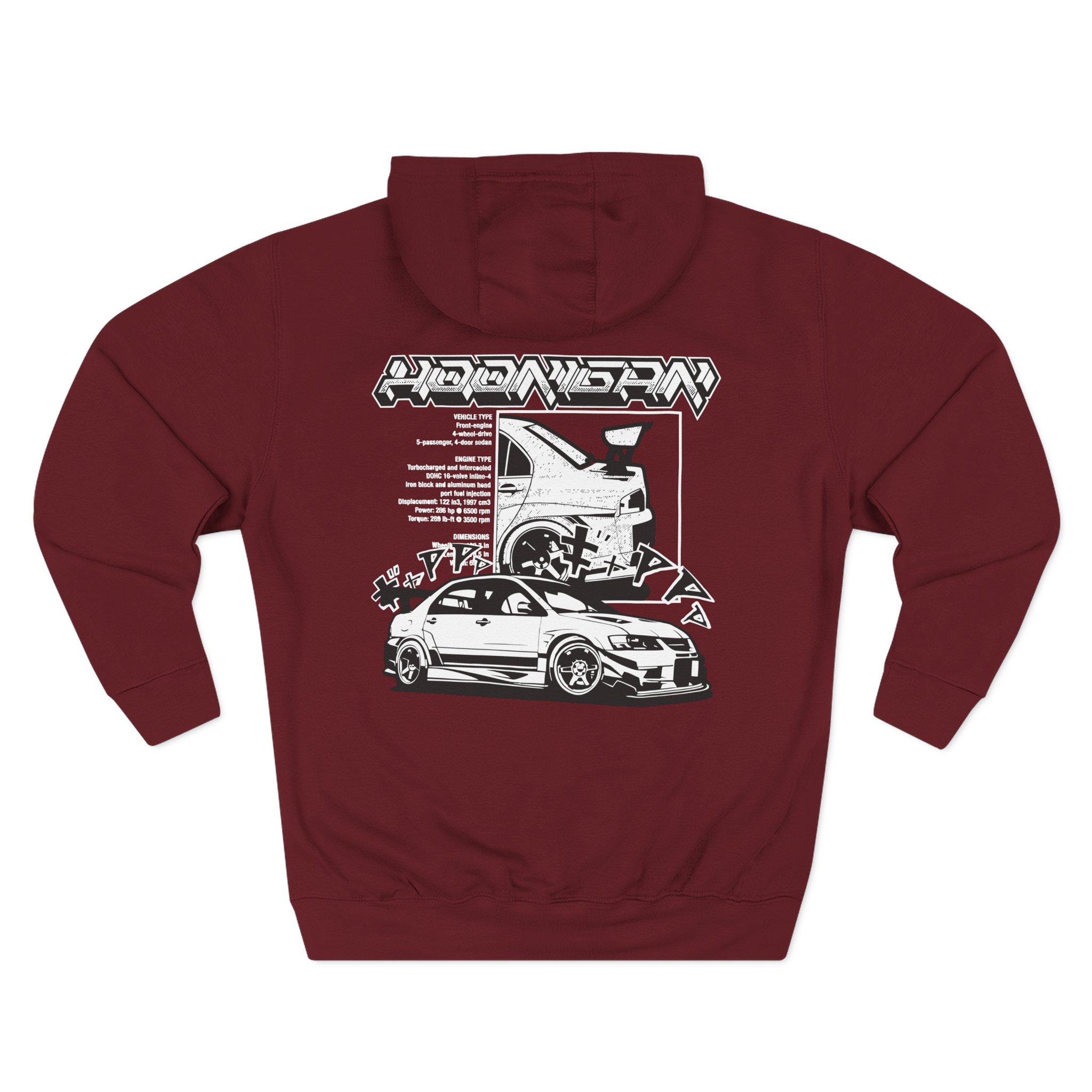 Ken Block Hoonigan Hardtail Three-Panel Fleece Hoodie