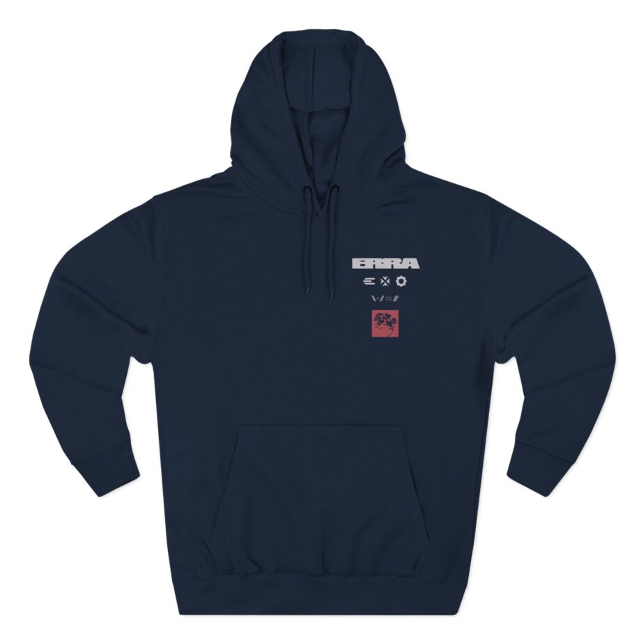 Erra Tracklist Three-Panel Fleece Hoodie