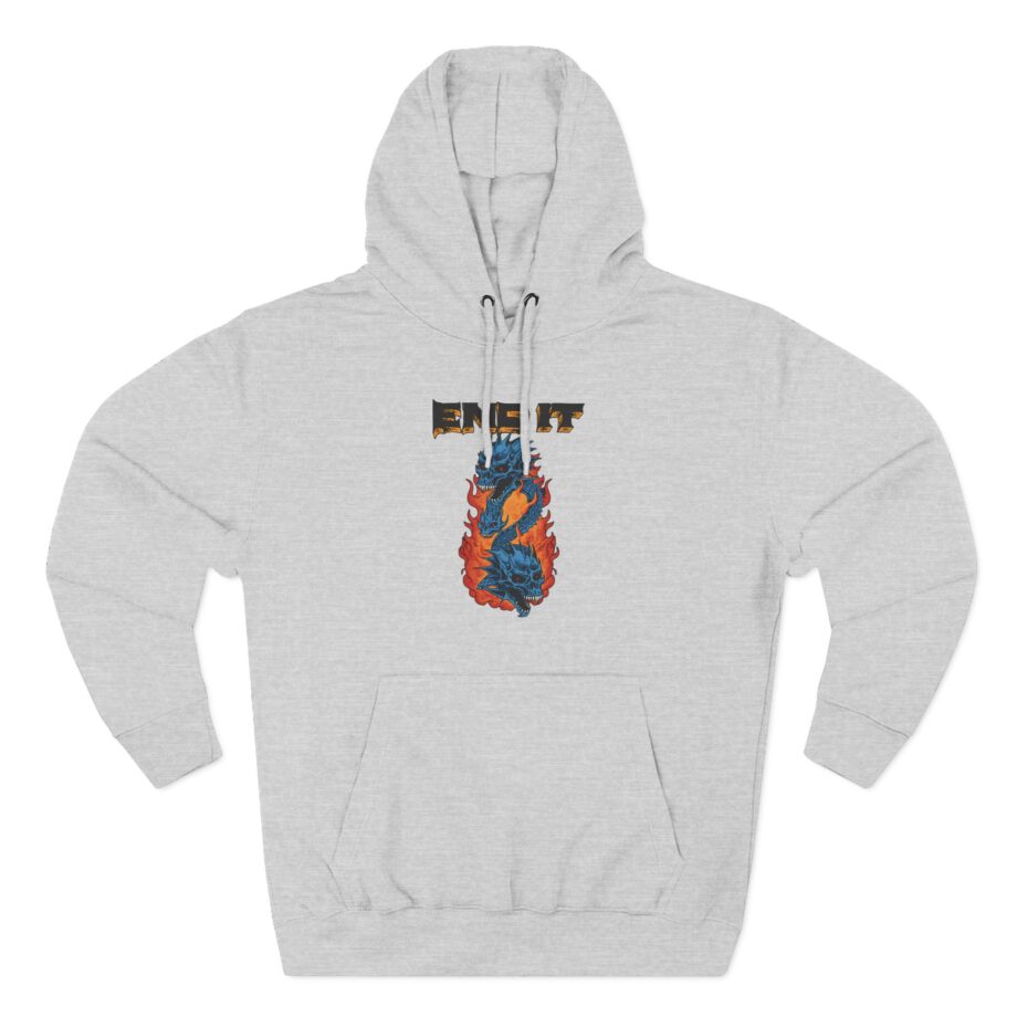 End It Three-Panel Fleece Hoodie