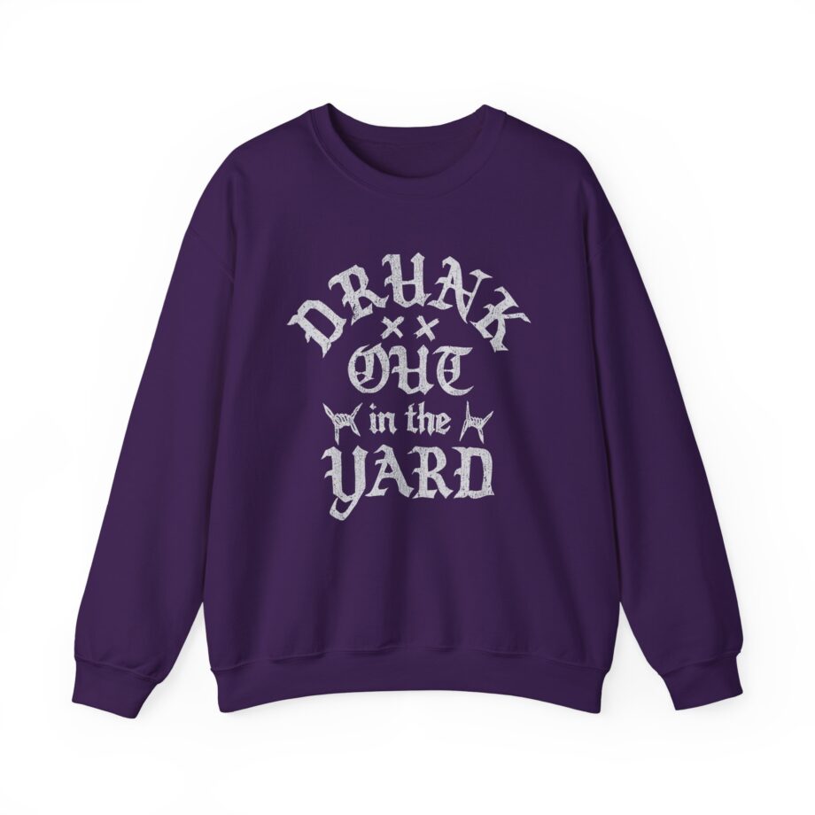Hardy Drunk Out in the Yard Unisex Heavy Blend™ Crewneck Sweatshirt