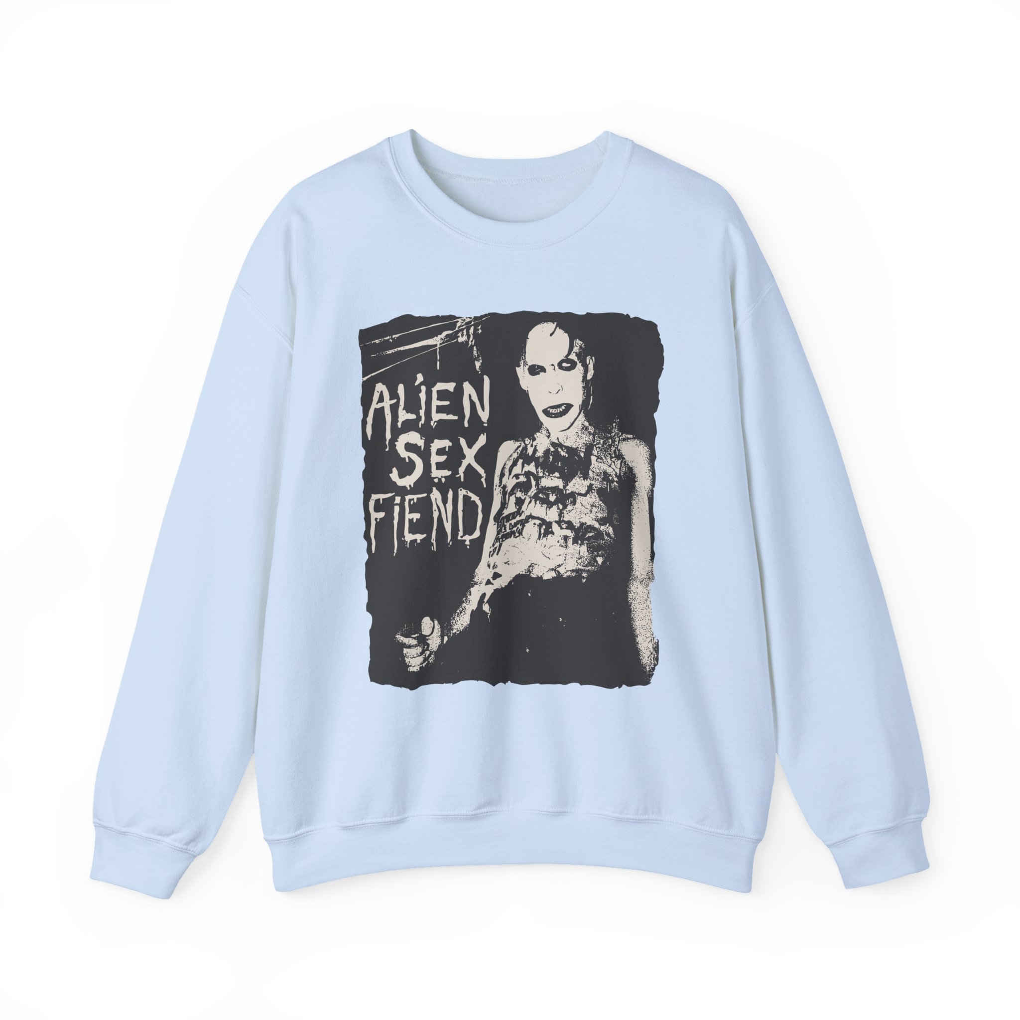 Alien Sex Fiend Nik Fiend Unisex Heavy Blendâ„¢ Crewneck Sweatshirt