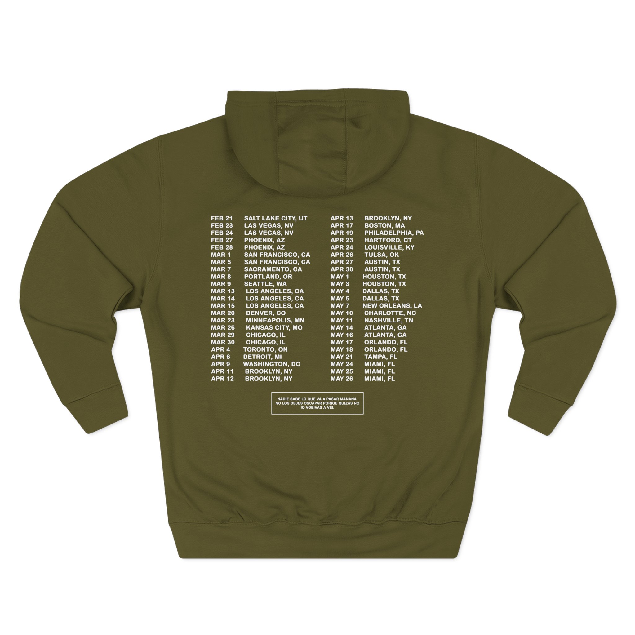 BB Gracias Por Nada Three-Panel Fleece Hoodie