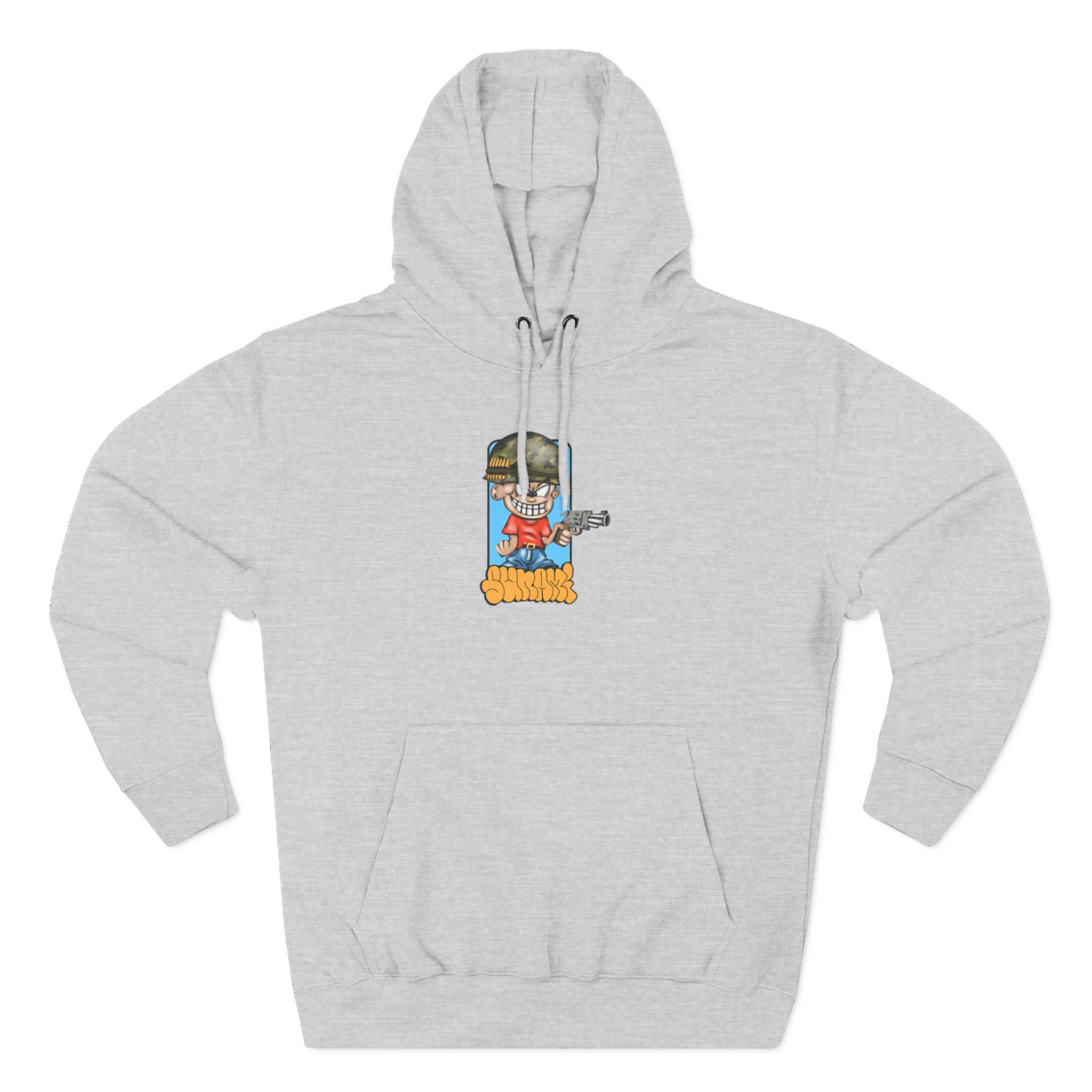 Sunami War is Hell Three-Panel Fleece Hoodie