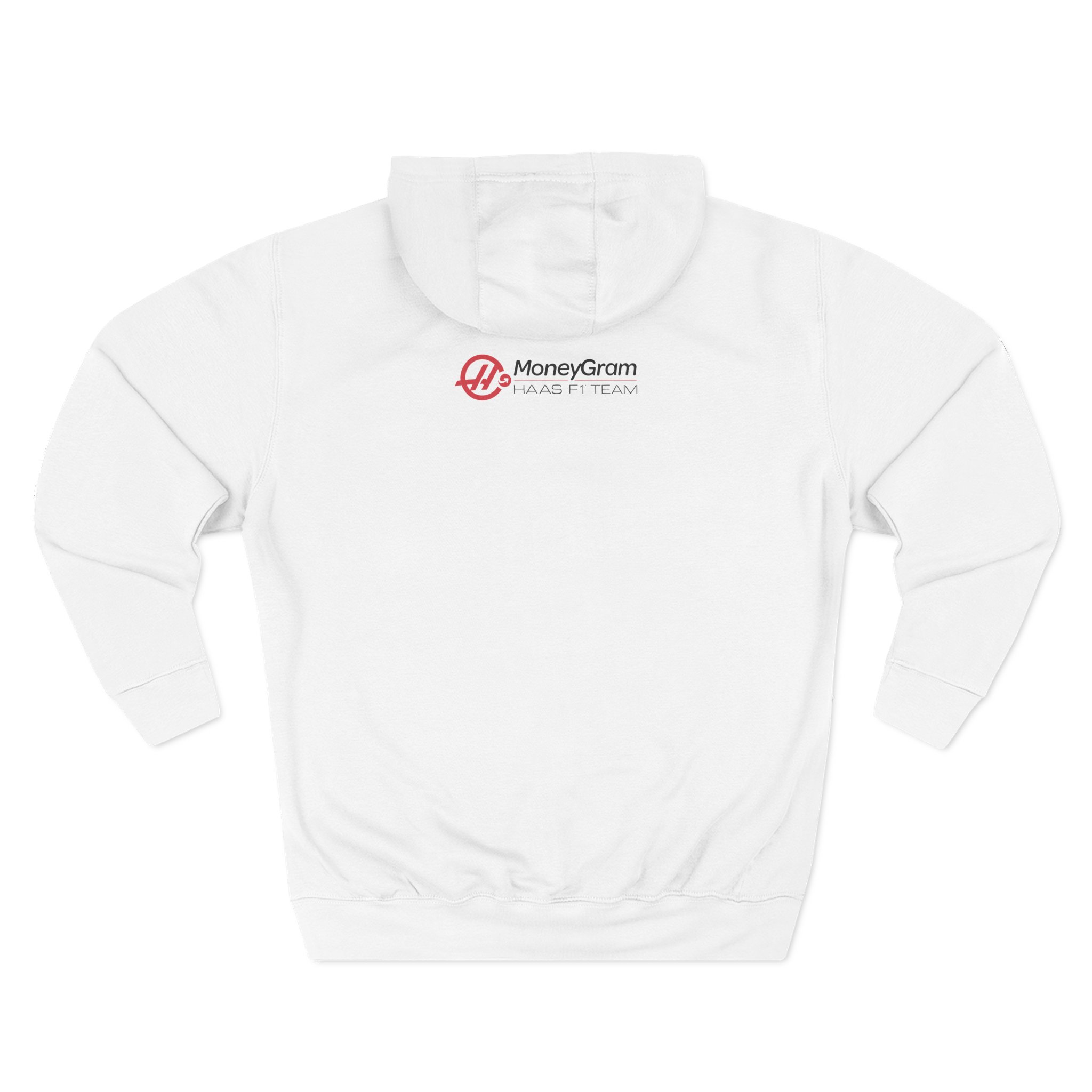 Haas F1 3d Roundel Three-Panel Fleece Hoodie