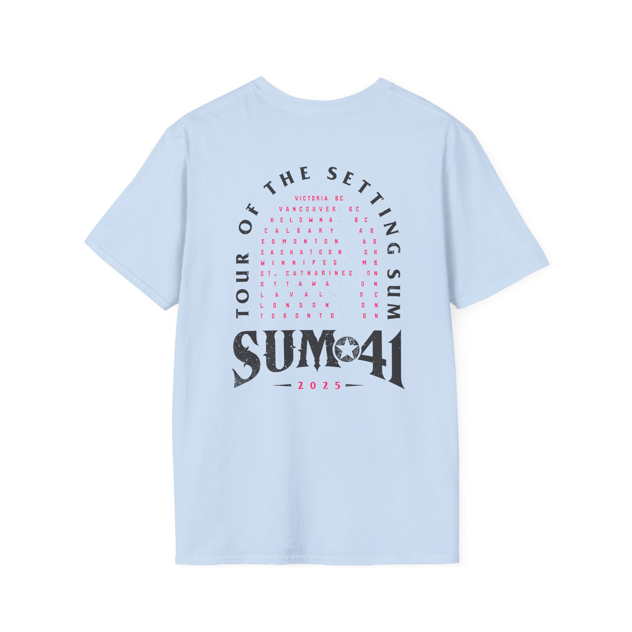 Sum 41 Tour of the Setting Sum Unisex Softstyle T-Shirt