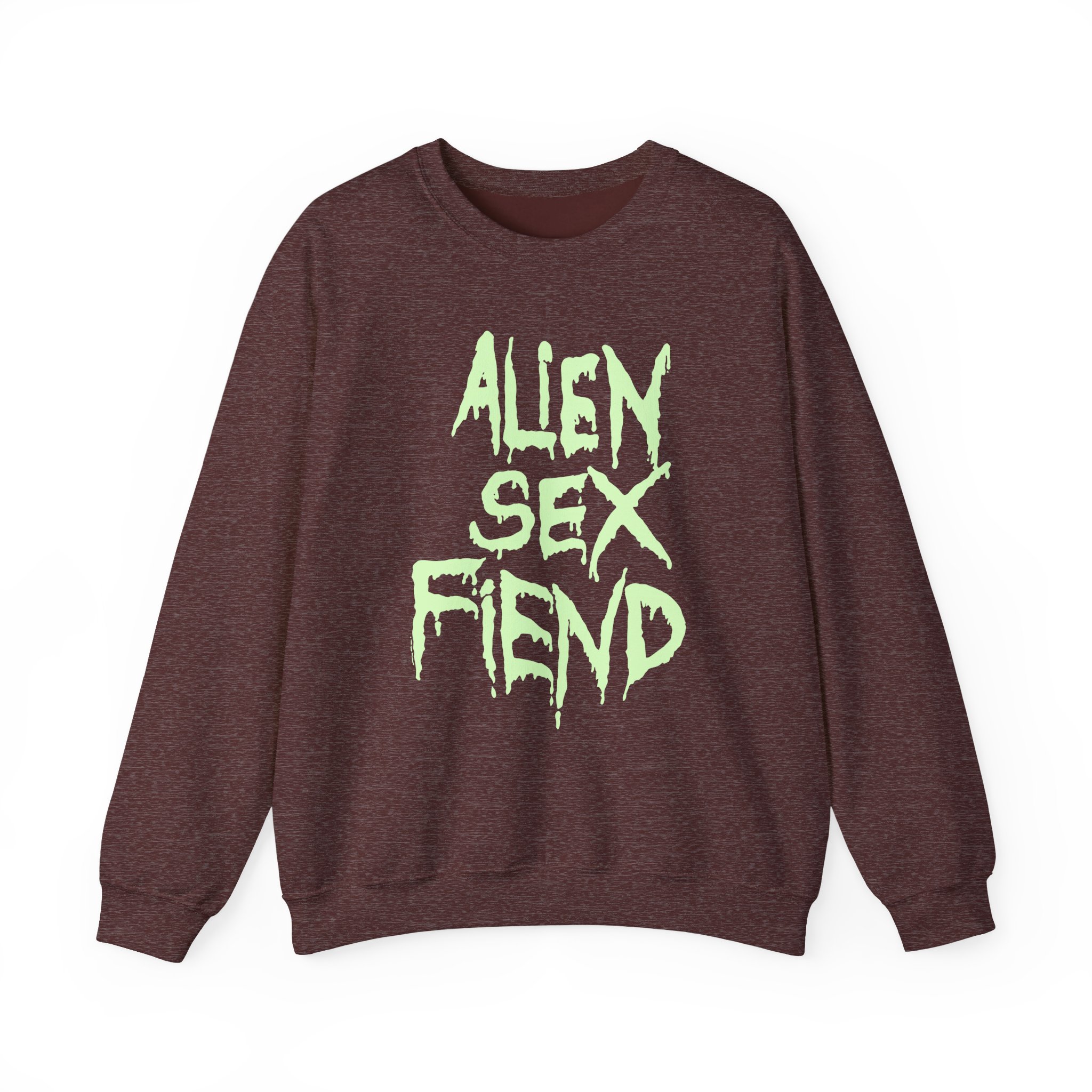 Alien Sex Fiend Glow in the Dark Unisex Heavy Blendâ„¢ Crewneck Sweatshirt