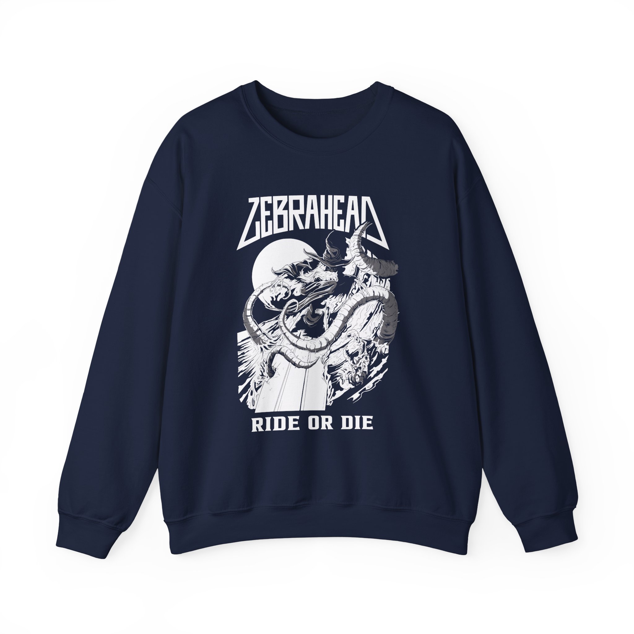 Zebrahead Ride or Die Unisex Heavy Blendâ„¢ Crewneck Sweatshirt