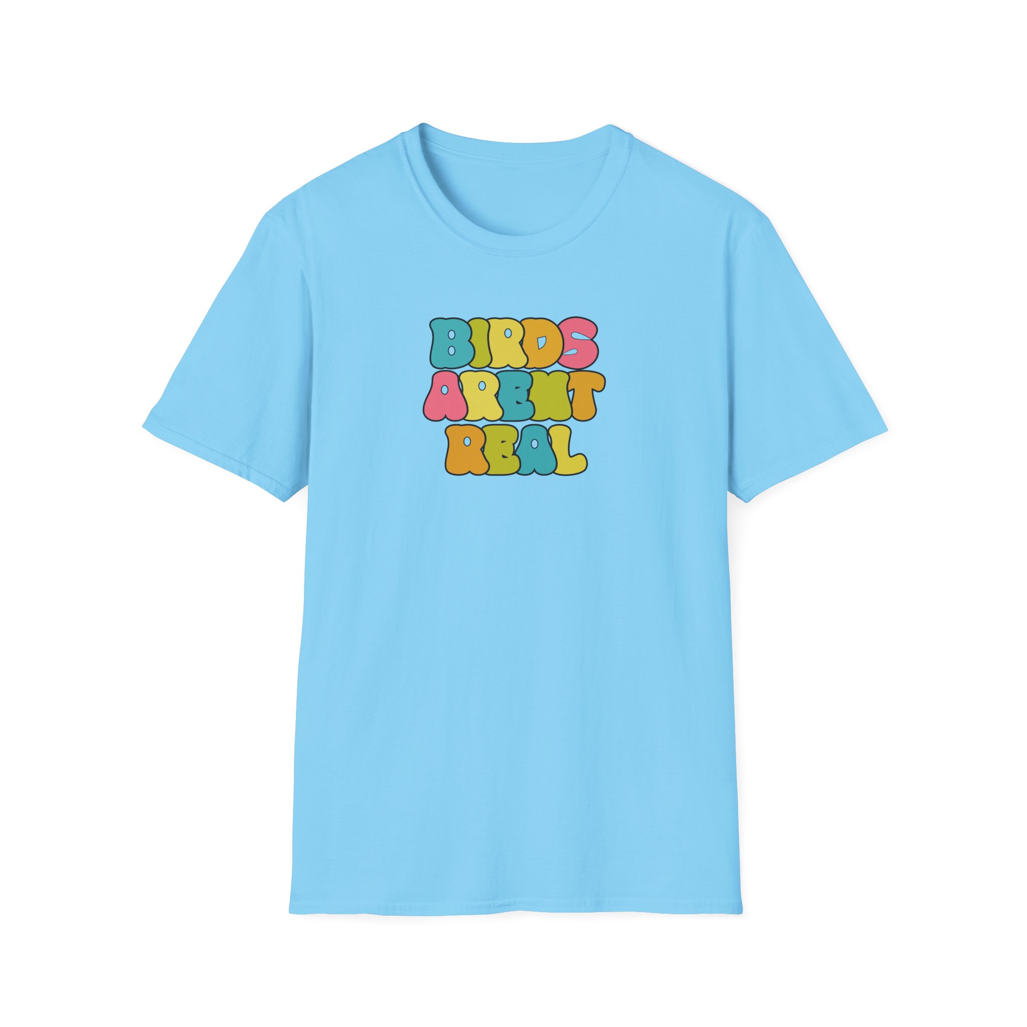 Birds Arent Real Unisex Softstyle T-Shirt