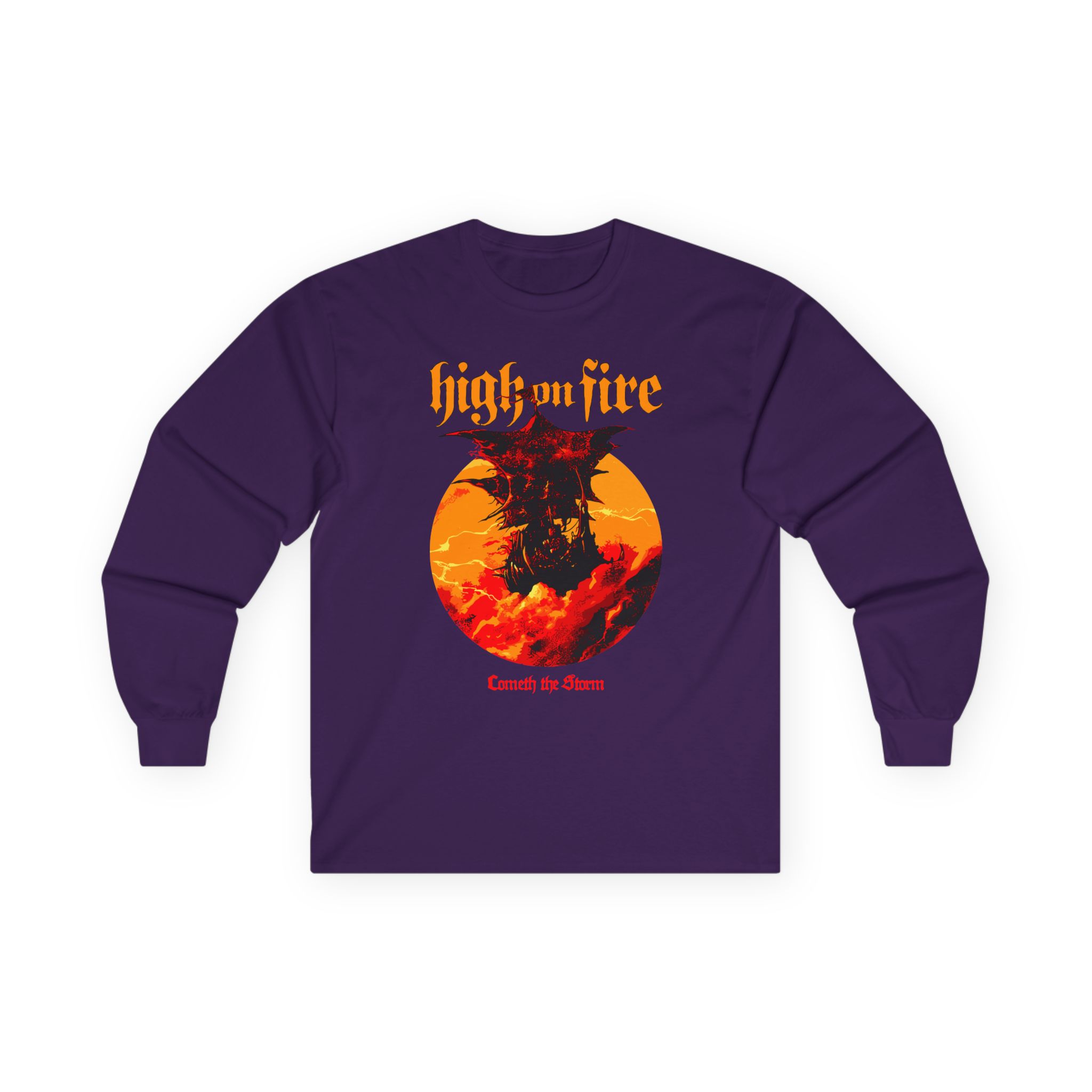 High on Fire Cometh the Storm Unisex Ultra Cotton Long Sleeve Tee