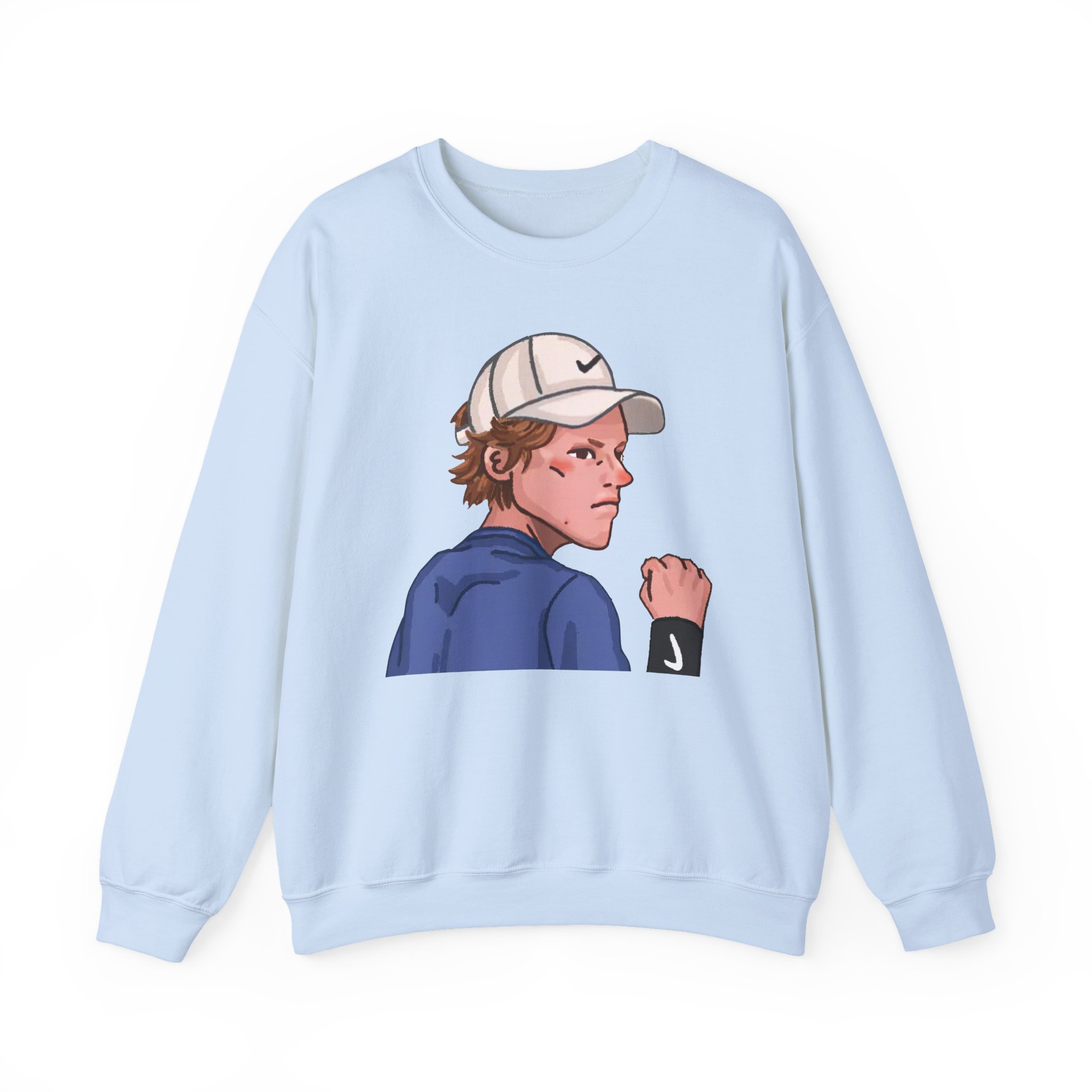 Jannik Sinner Unisex Heavy Blendâ„¢ Crewneck Sweatshirt