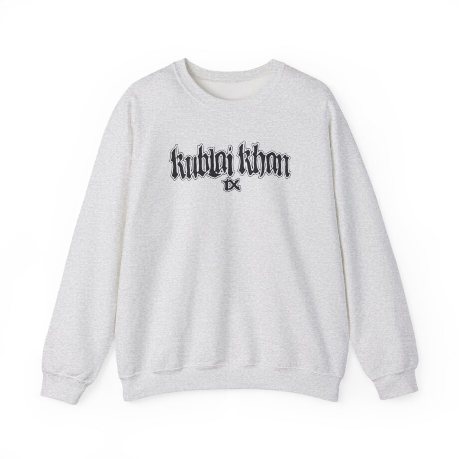 Kublai Khan - Let the Balls Swing Natural Unisex Heavy Blend™ Crewneck Sweatshirt