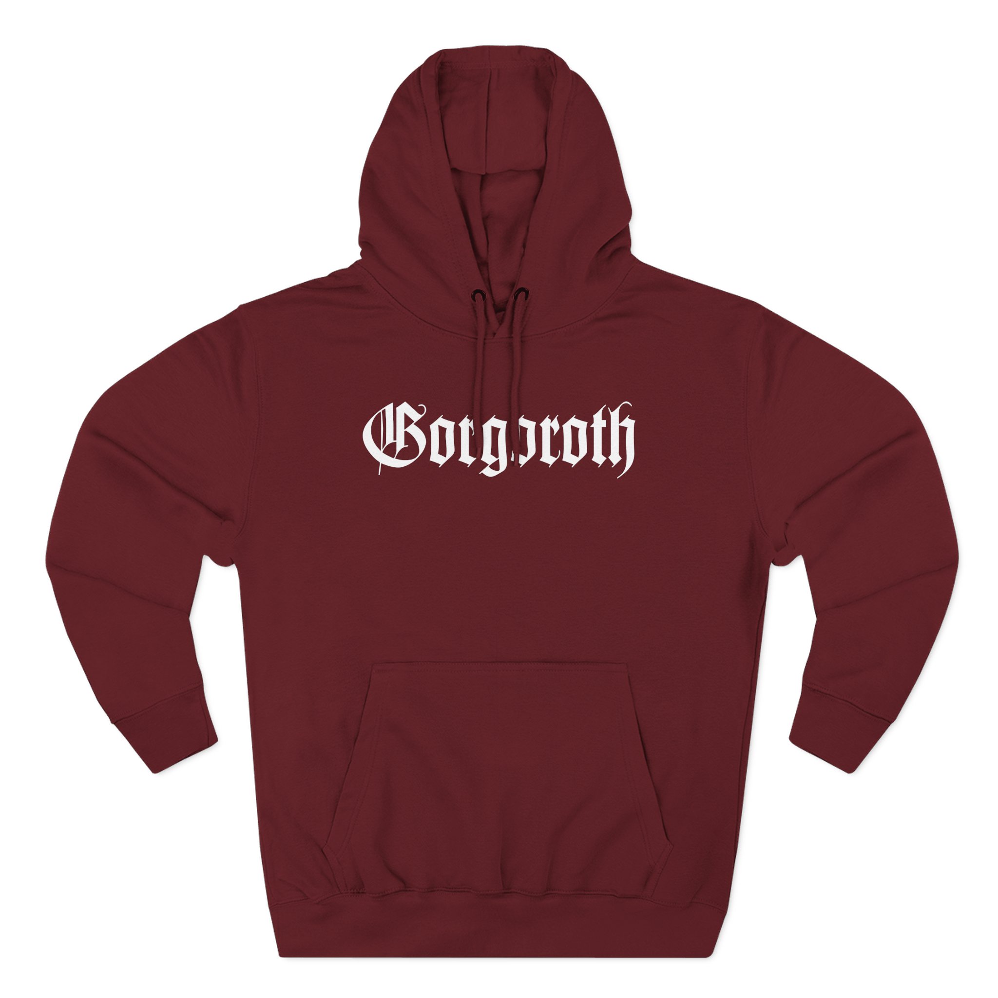 Gorgoroth Pentagram Three-Panel Fleece Hoodie