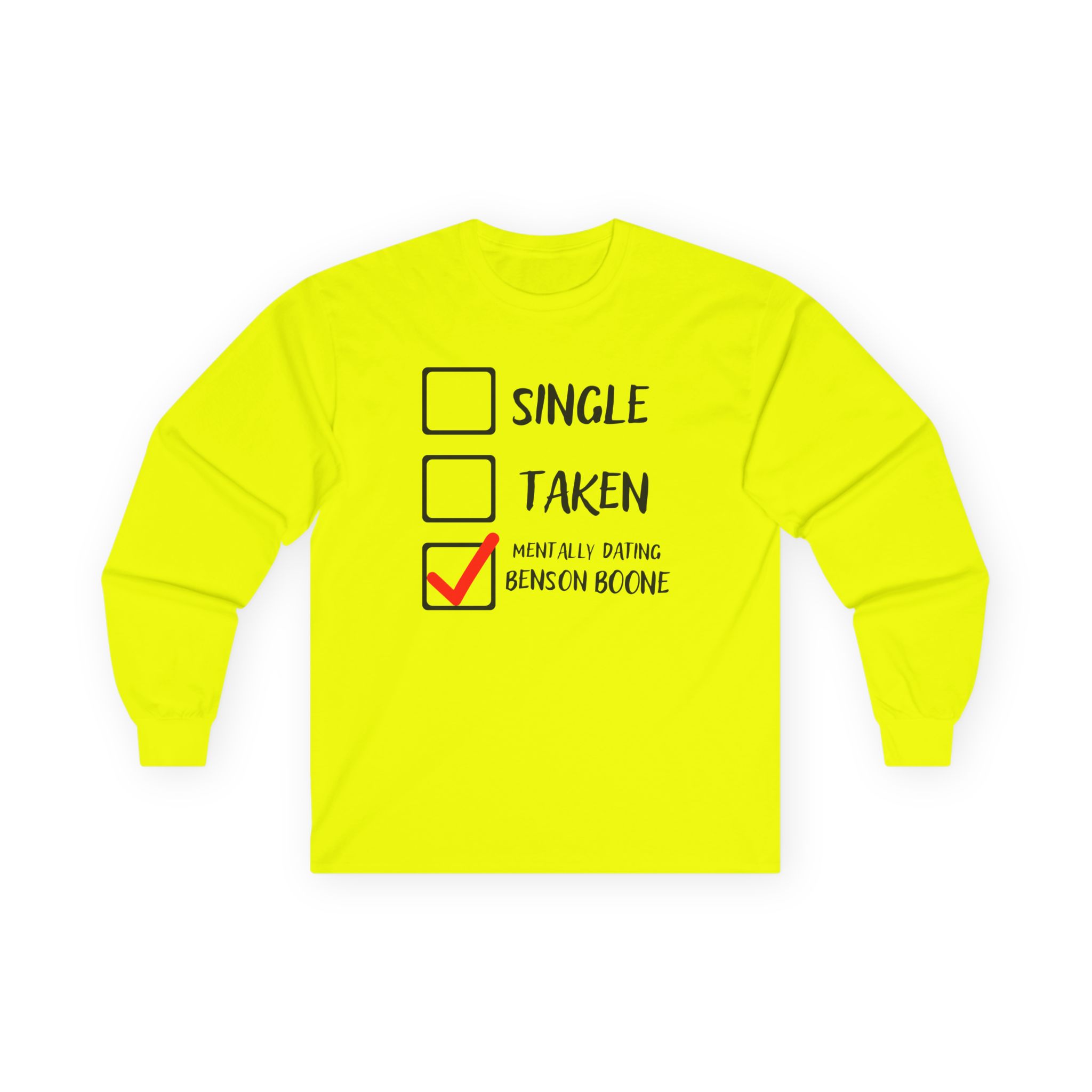 Benson Boone Mentally Dating Unisex Ultra Cotton Long Sleeve Tee