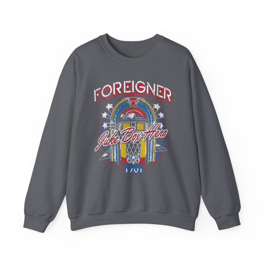 Foreigner Juke Box Hero Unisex Heavy Blend™ Crewneck Sweatshirt