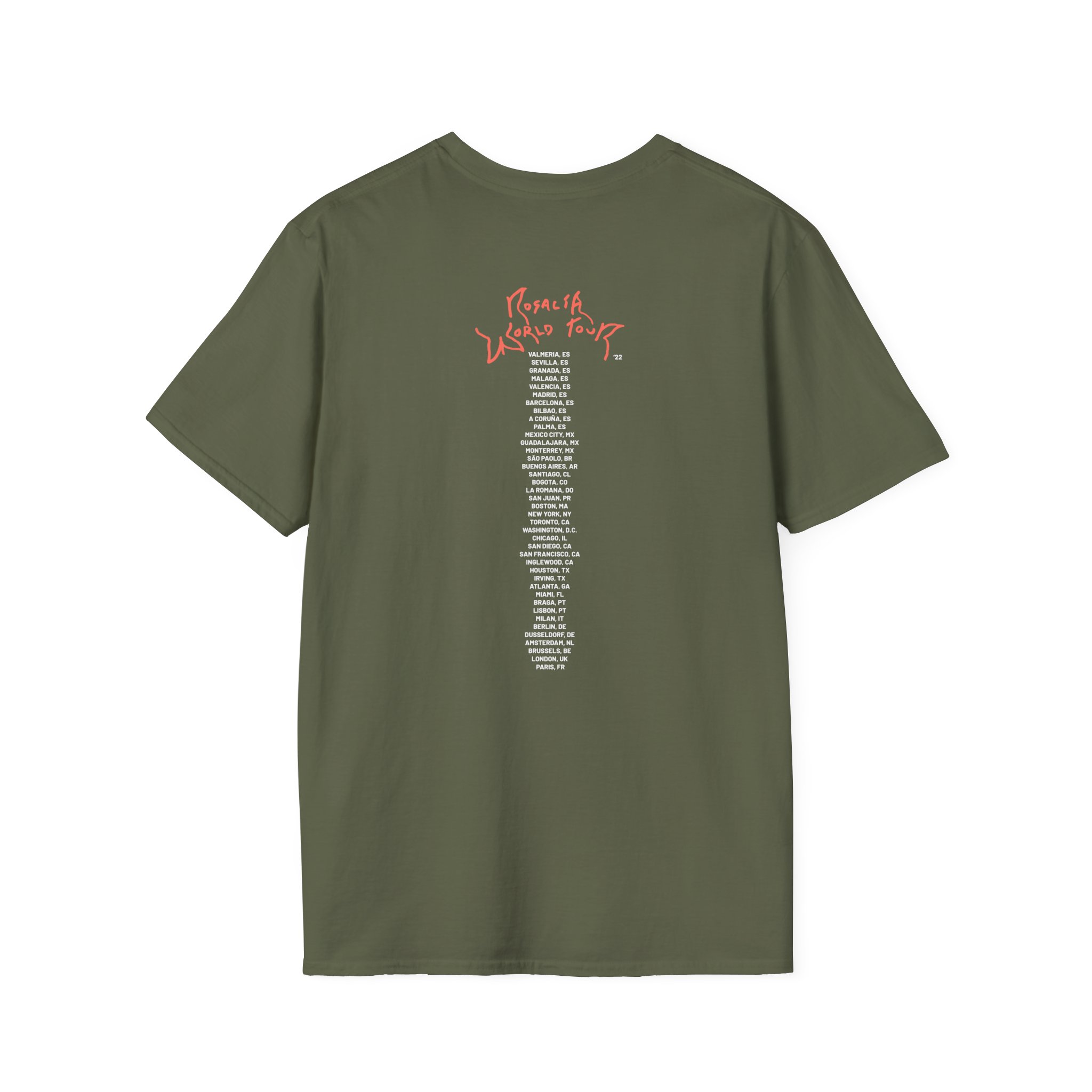 Rosalia World Tour Unisex Softstyle T-Shirt