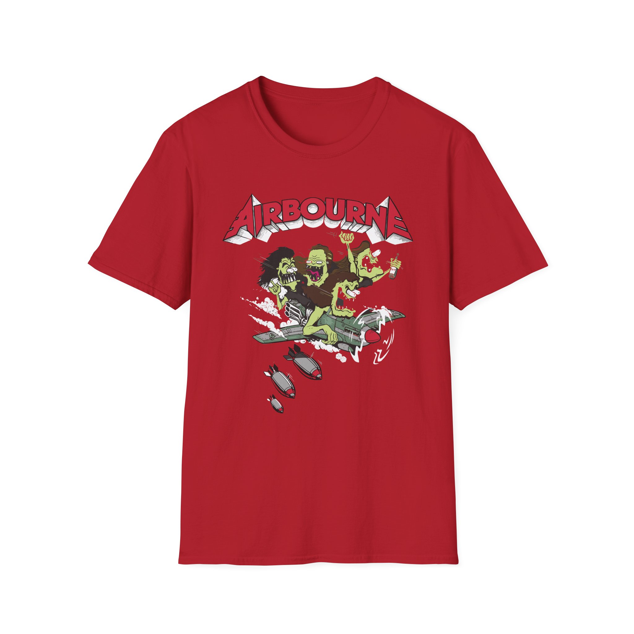 Airbourne - Nitro Herren Unisex Softstyle T-Shirt