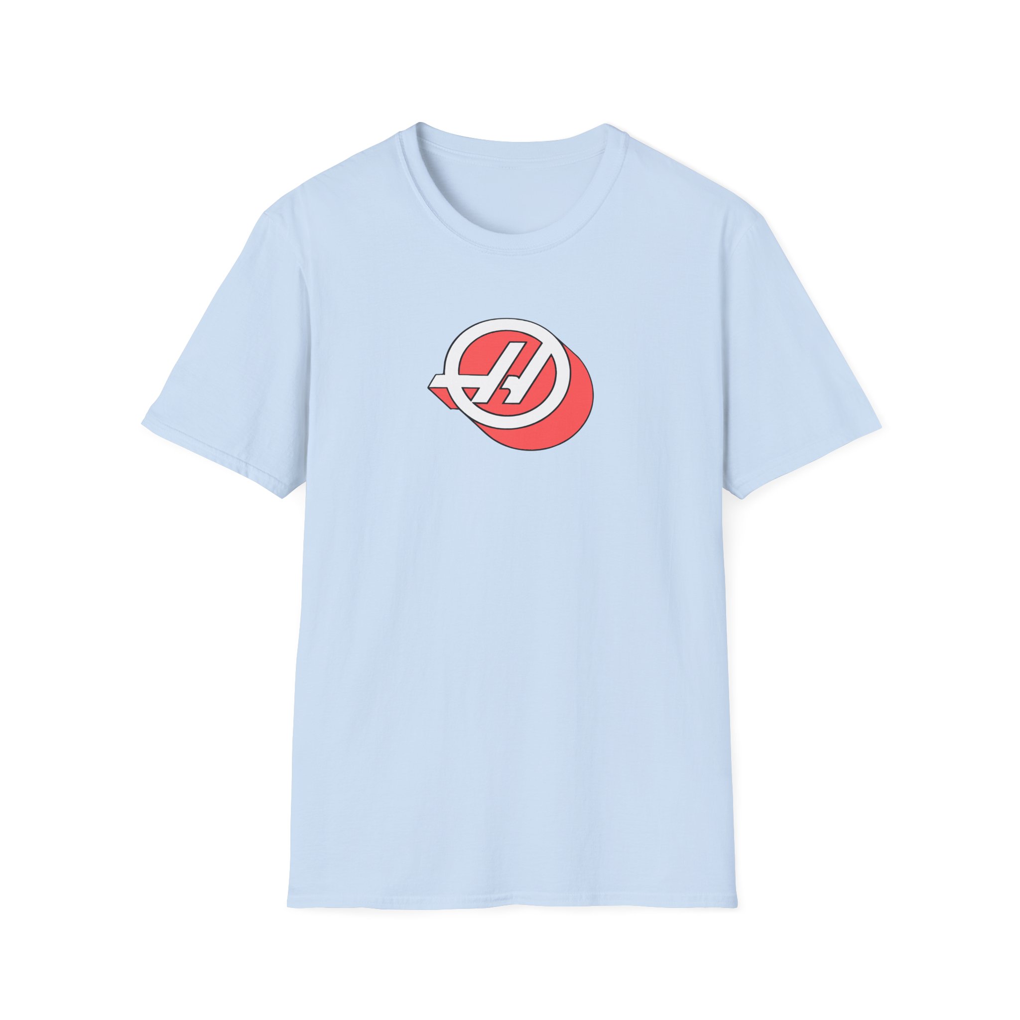Haas F1 3d Roundel Unisex Softstyle T-Shirt