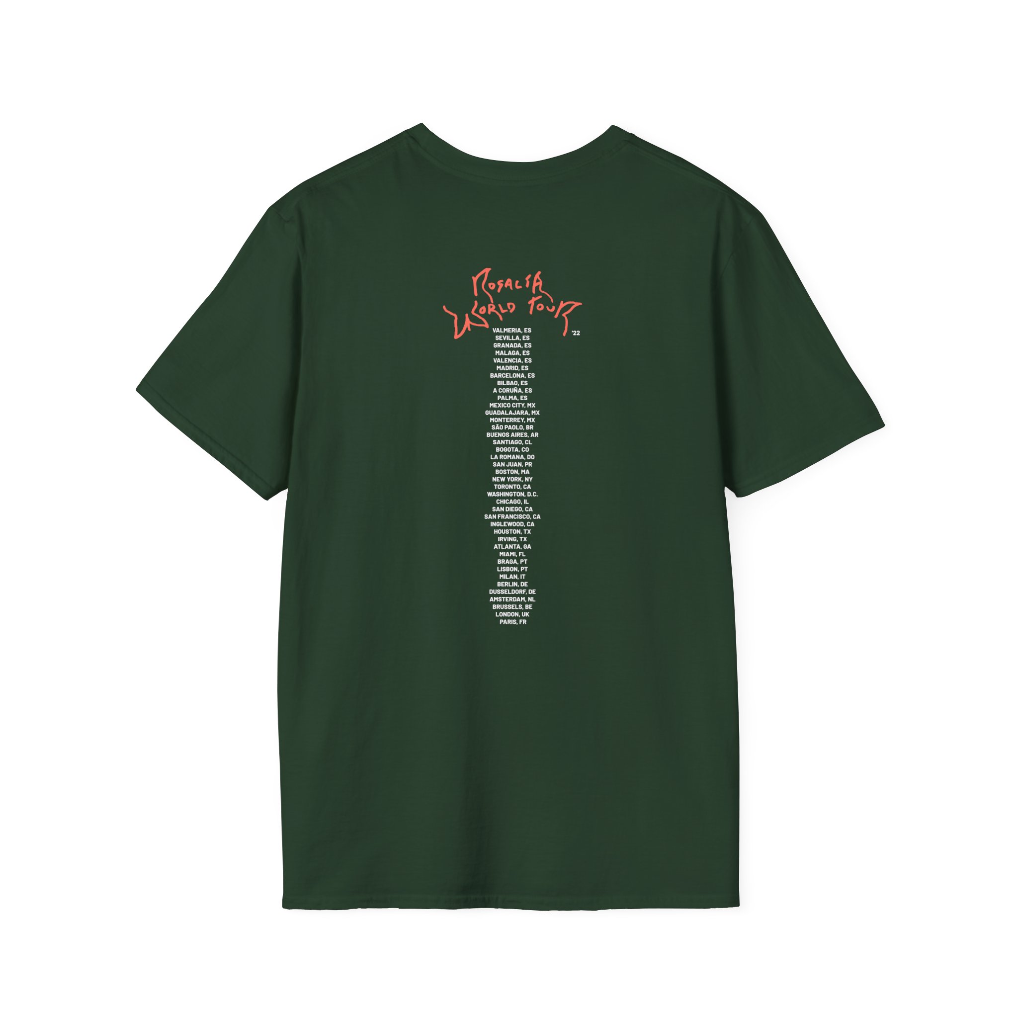 Rosalia World Tour Unisex Softstyle T-Shirt