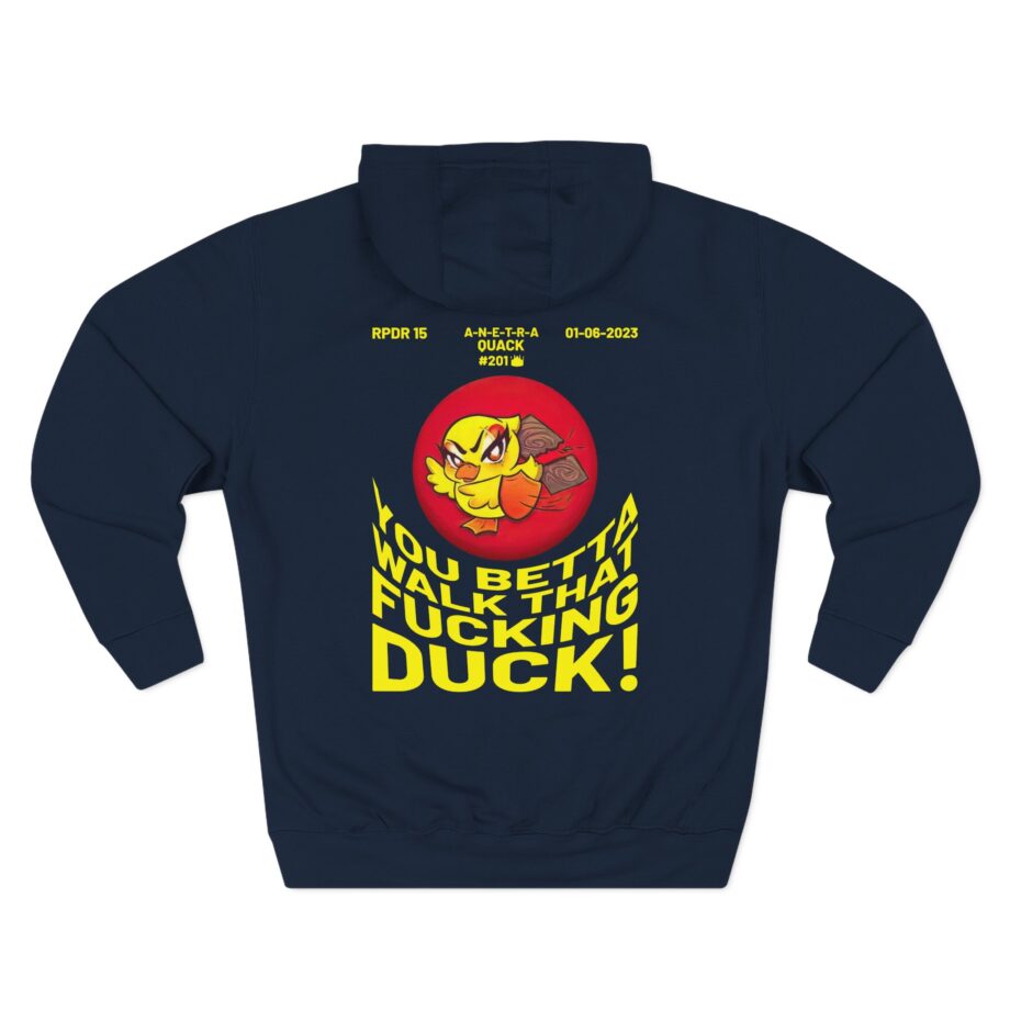Anetra You Betta Three-Panel Fleece Hoodie