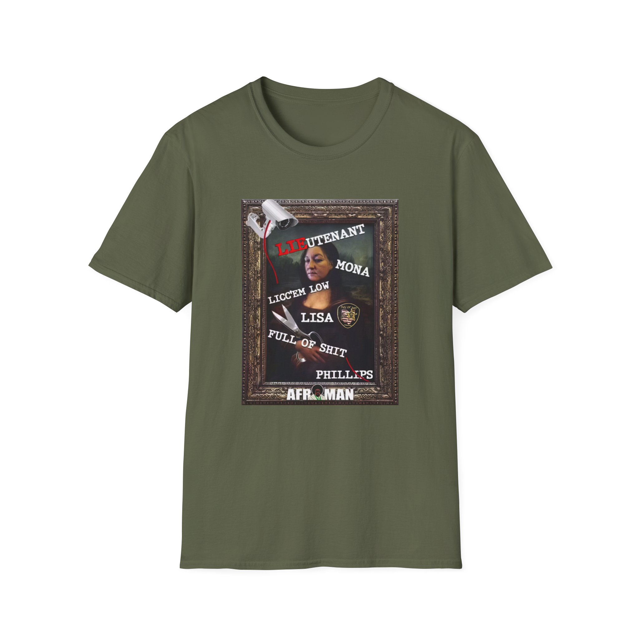 Afroman Lt Licc’em Low Lisa Full of Shit Phillips Unisex Softstyle T-Shirt