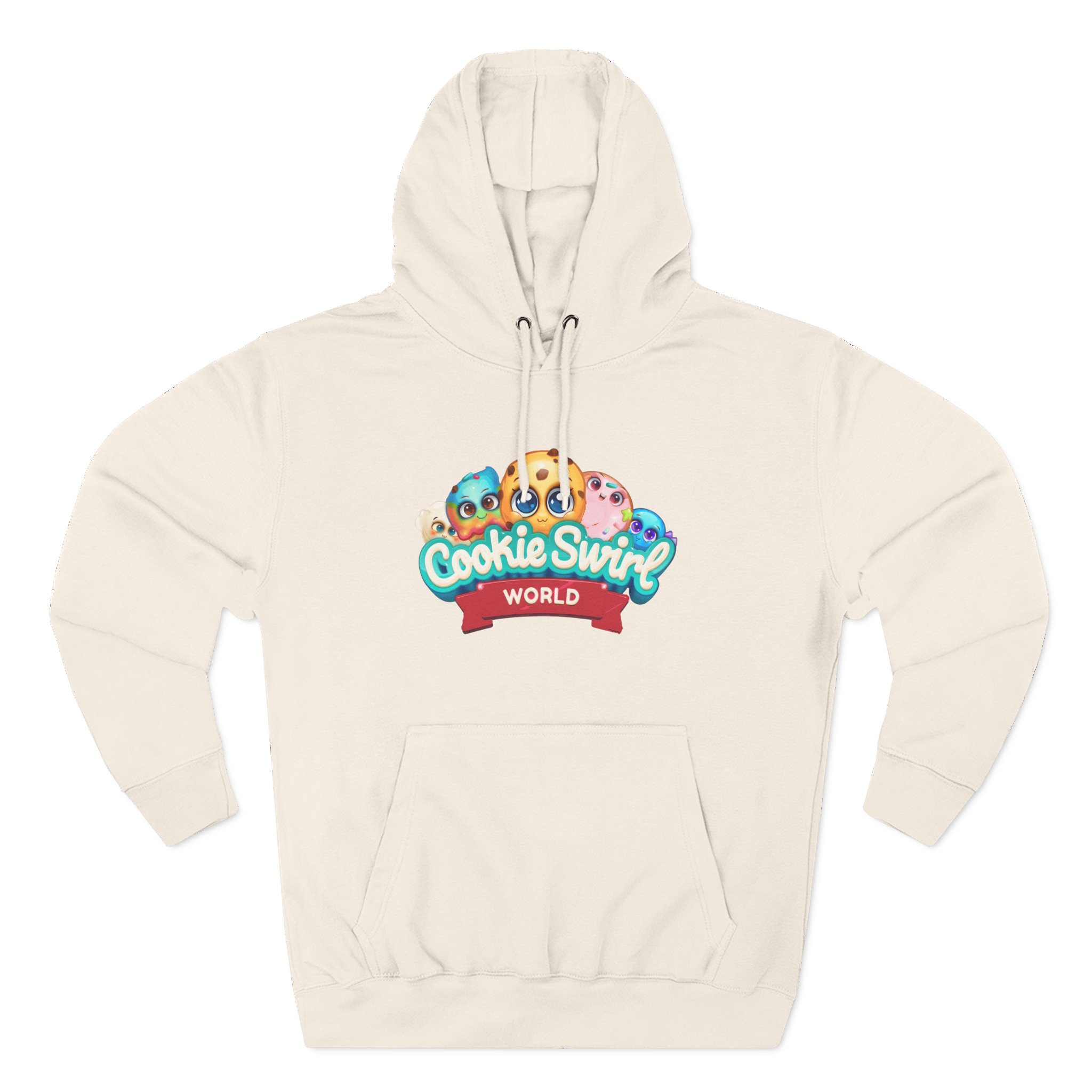 Cookieswirlc Three-Panel Fleece Hoodie