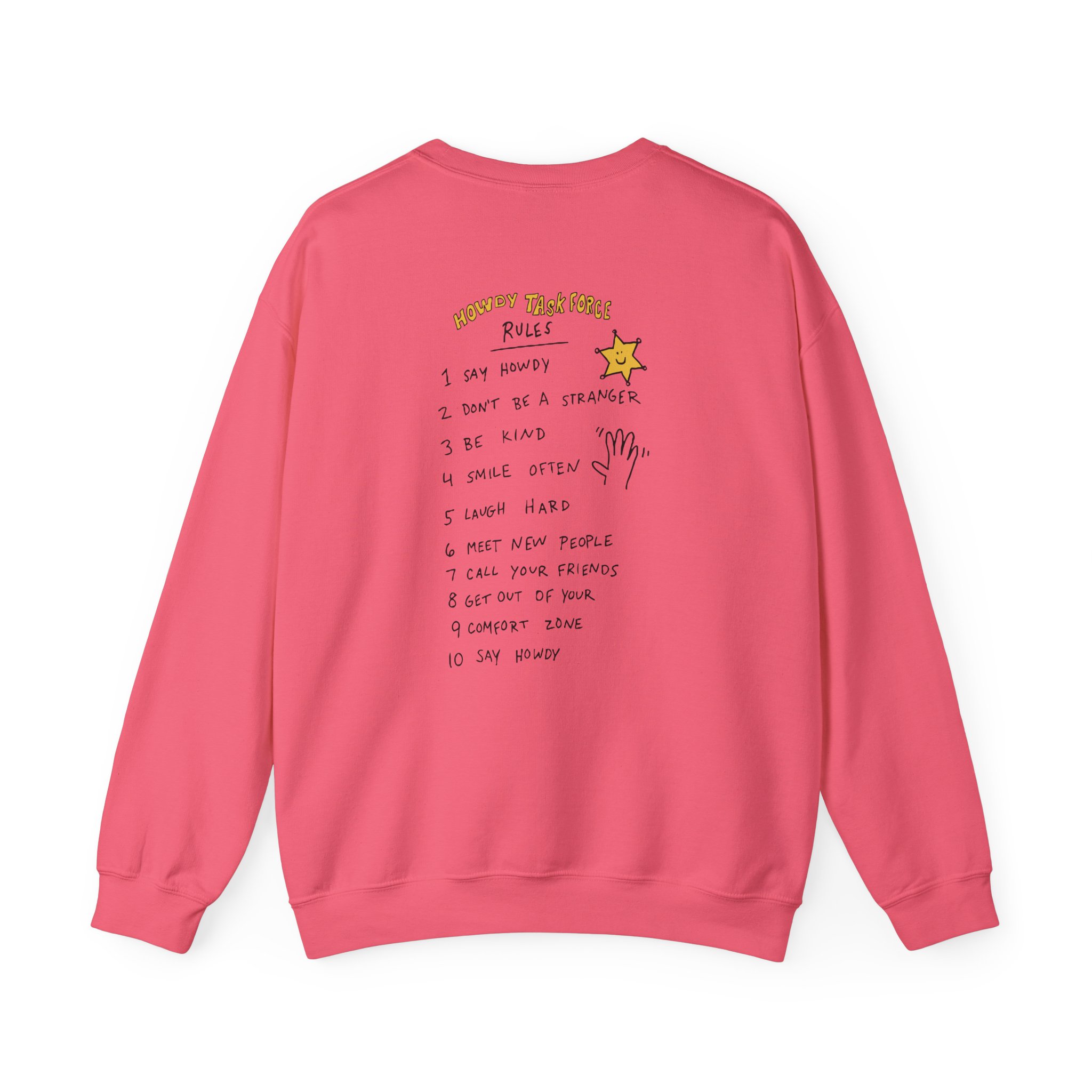 Ryan Trahan Howdy Task Force Unisex Heavy Blendâ„¢ Crewneck Sweatshirt
