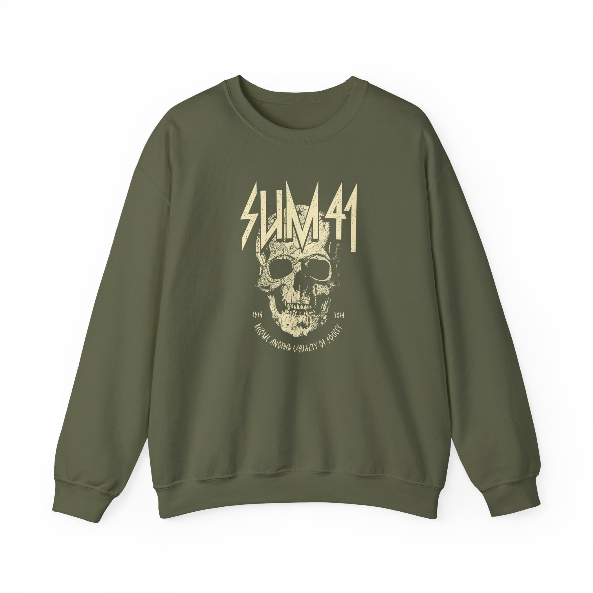 Sum 41 Become Another Casualty Unisex Heavy Blendâ„¢ Crewneck Sweatshirt