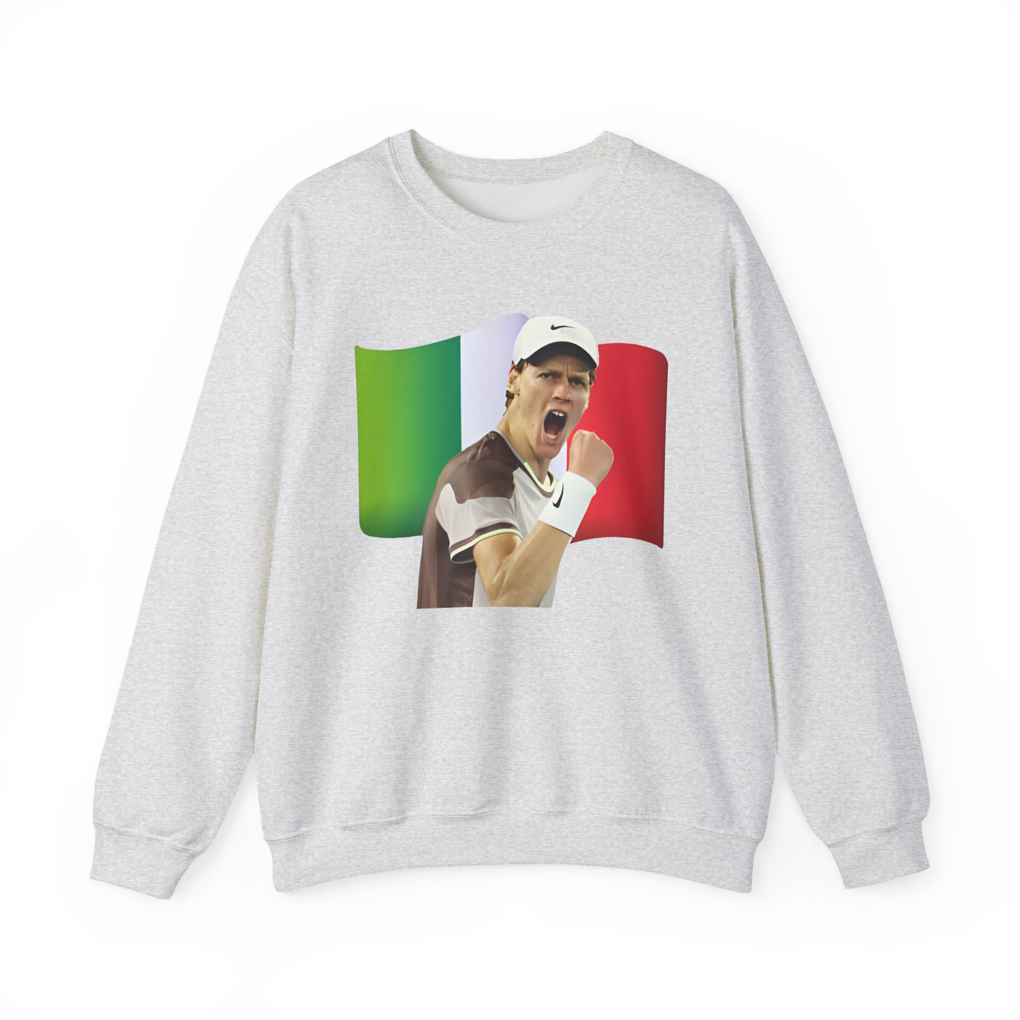 Jannik Sinner Italian Tennis Star Fan Unisex Heavy Blendâ„¢ Crewneck Sweatshirt