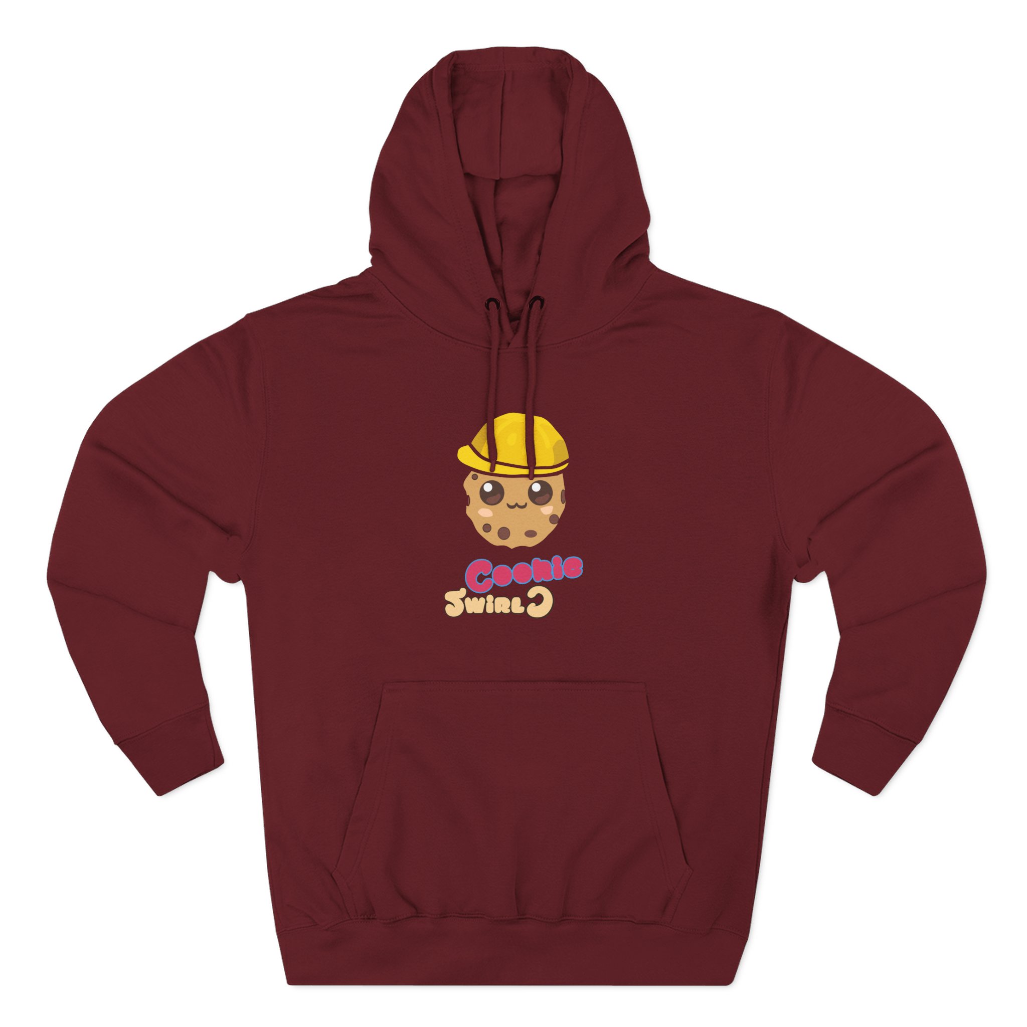 Cookieswirlc Three-Panel Fleece Hoodie