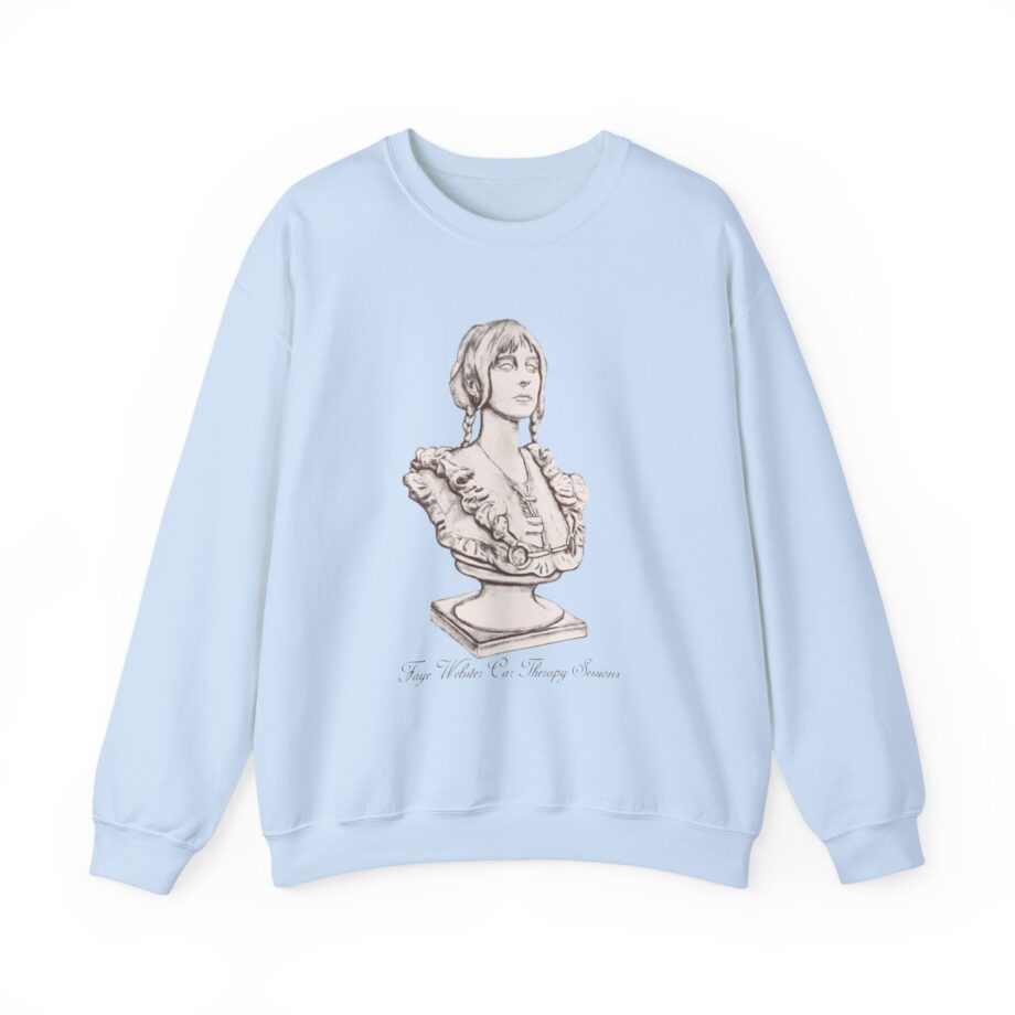 Faye Webster Car Therapy Sessions Bust Unisex Heavy Blend™ Crewneck Sweatshirt
