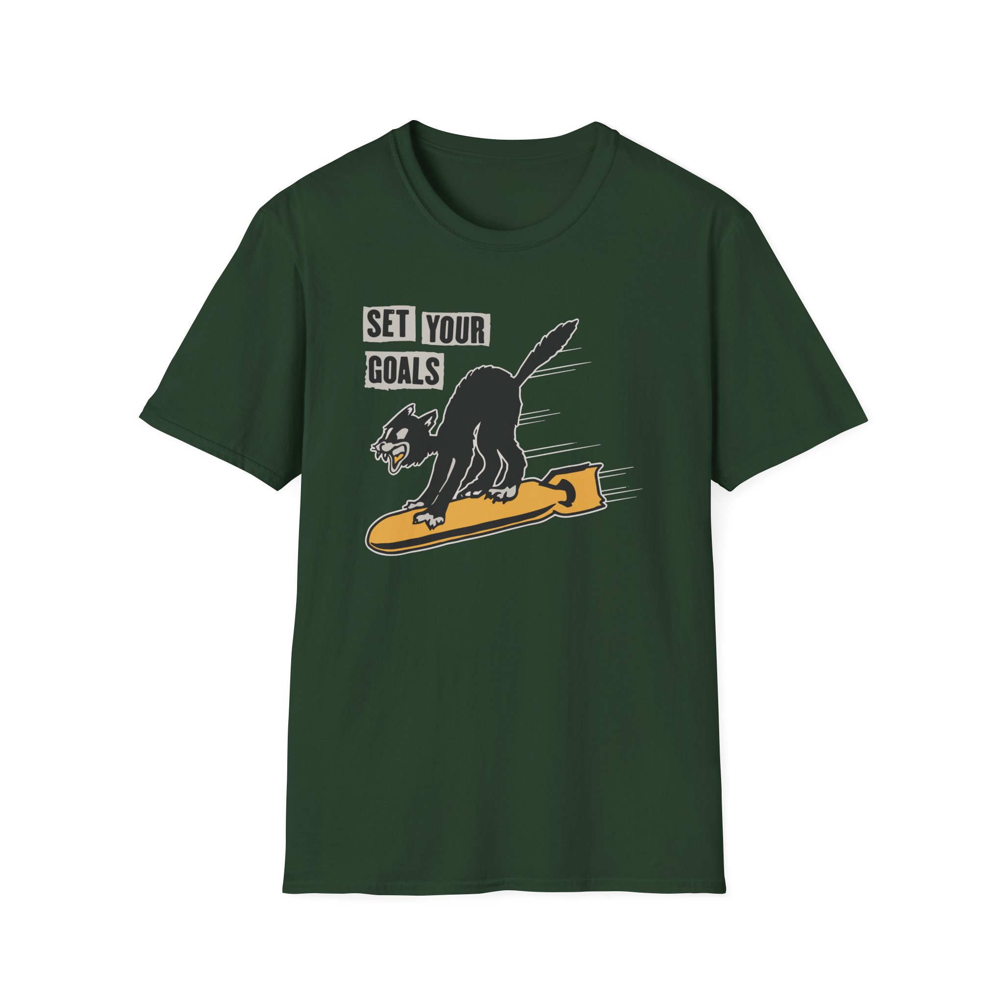 Set Your Goals Bomber Unisex Softstyle T-Shirt