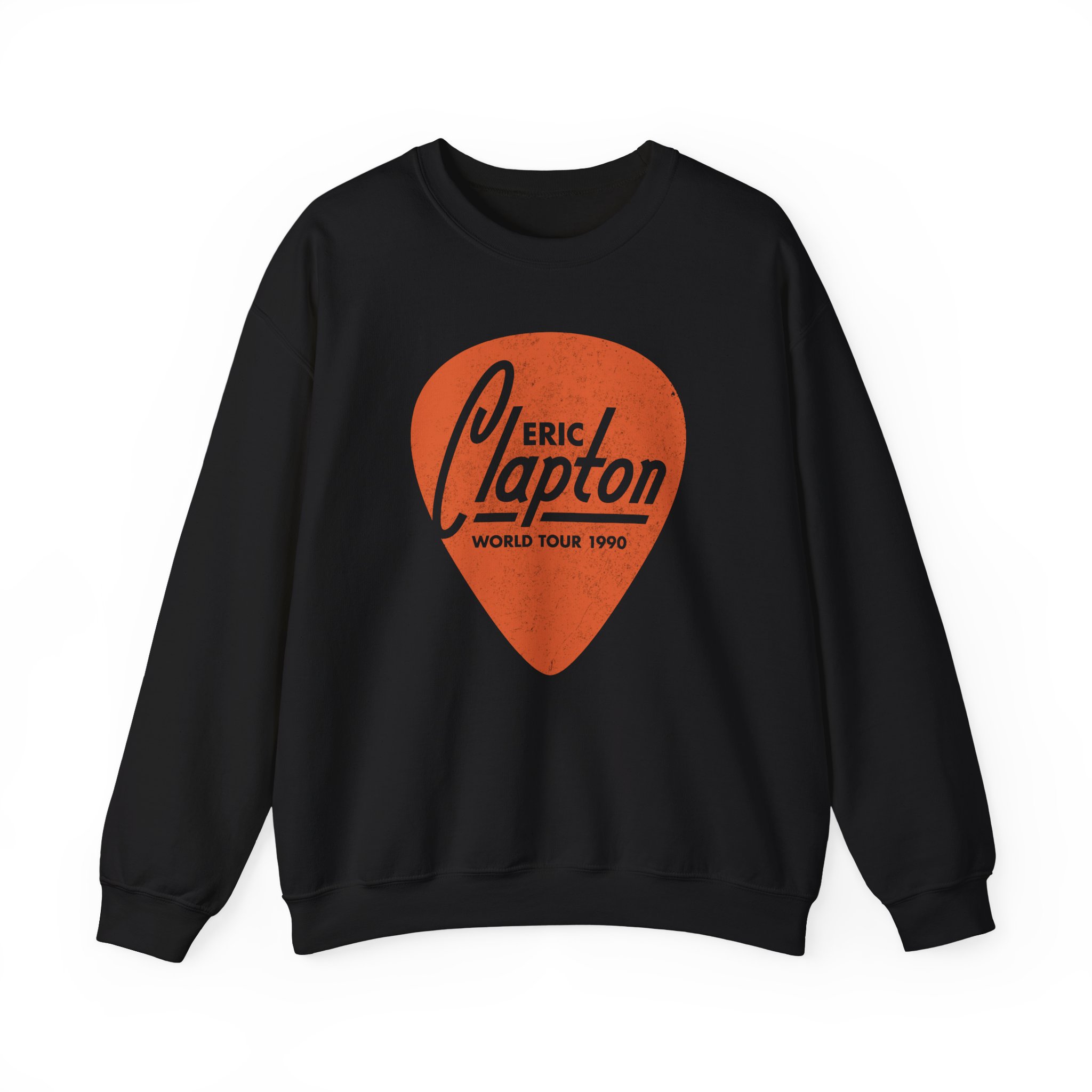 Eric Clapton Guitar Pick Unisex Heavy Blendâ„¢ Crewneck Sweatshirt