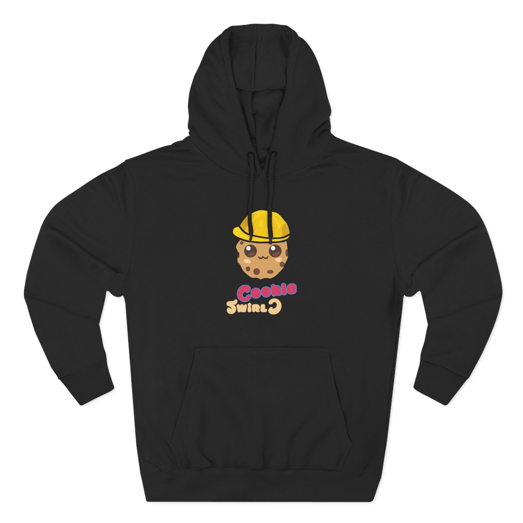 Cookieswirlc Three-Panel Fleece Hoodie
