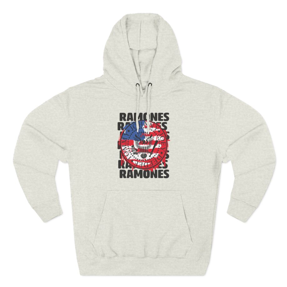 Ramones US Flag Three-Panel Fleece Hoodie