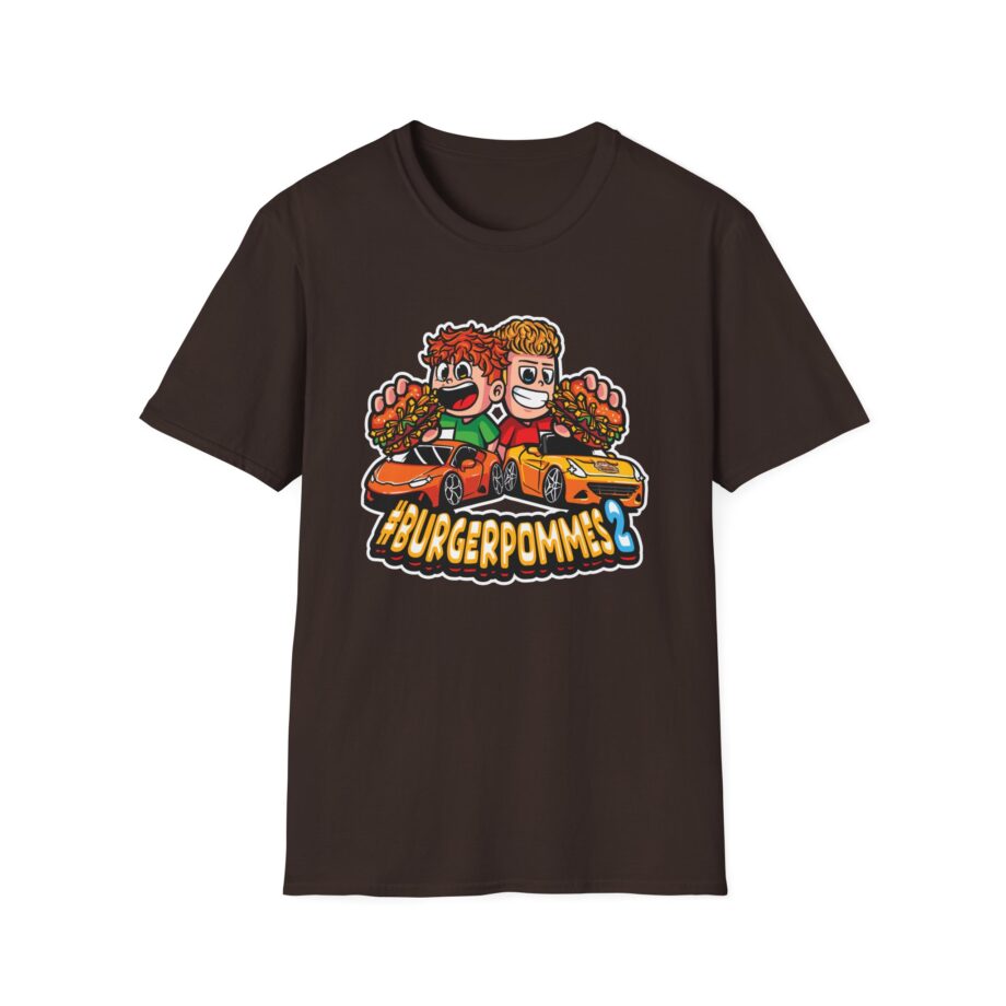 Burger Pommes Unisex Softstyle T-Shirt