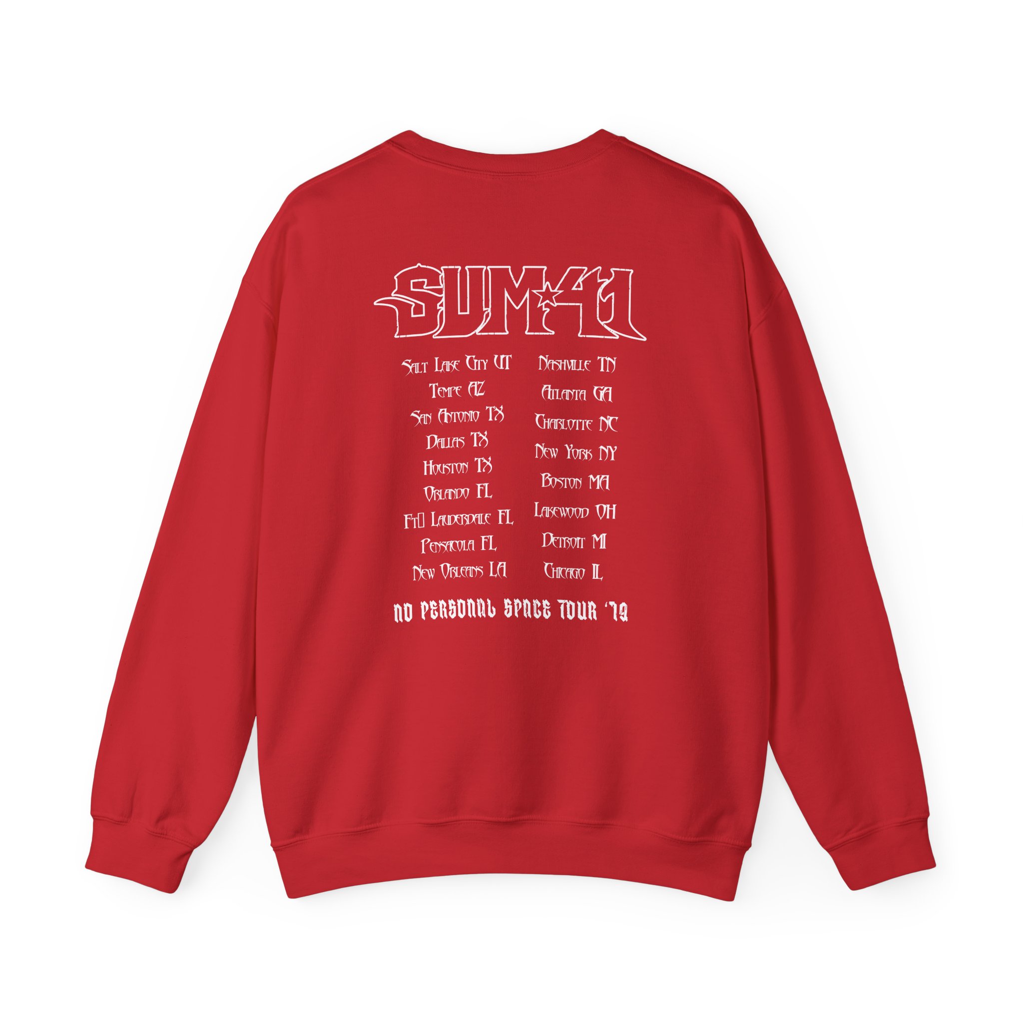 Sum 41 Reap41 Itin Unisex Heavy Blendâ„¢ Crewneck Sweatshirt