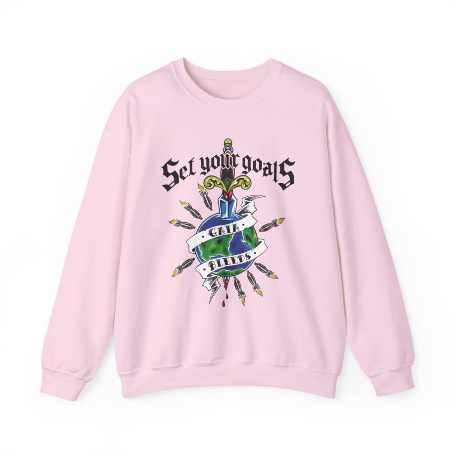 Set Your Goals Gaia Bleeds Unisex Heavy Blend™ Crewneck Sweatshirt