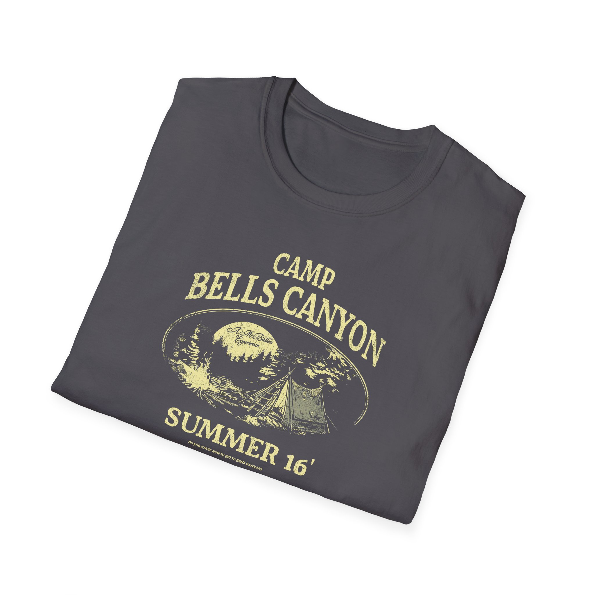 Mrballen Bells Canyon Distressed Unisex Softstyle T-Shirt