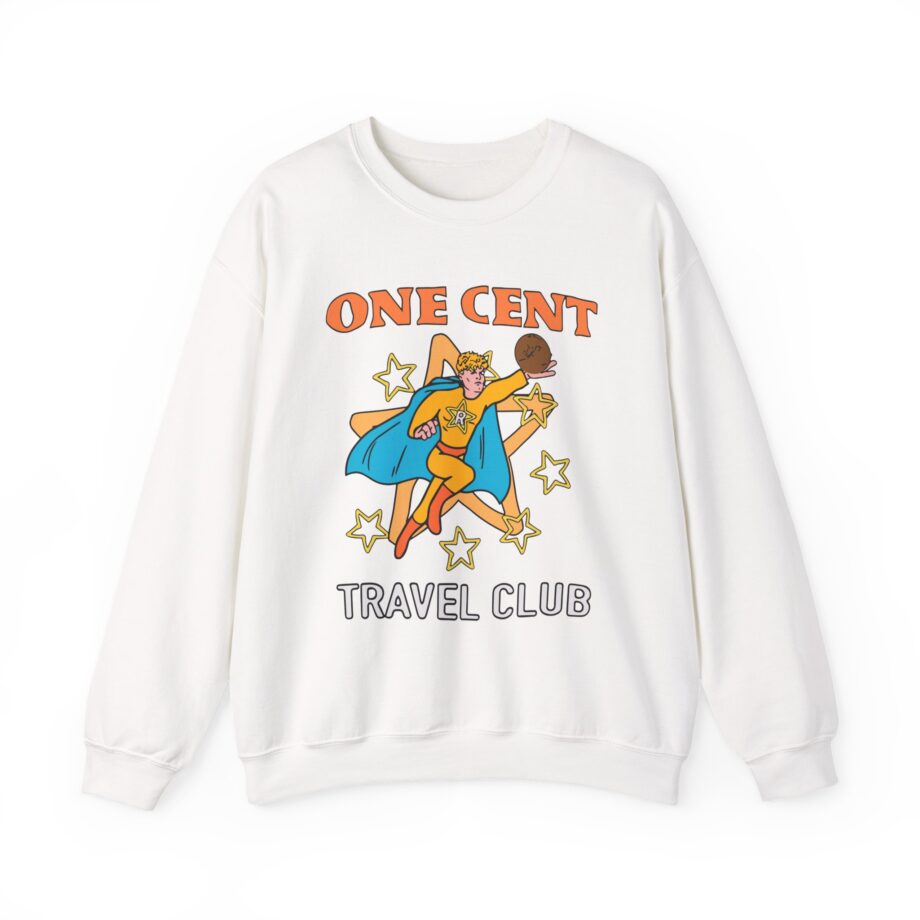 Ryan Trahan One Cent Adventure Awaits Travel Club Unisex Heavy Blend™ Crewneck Sweatshirt