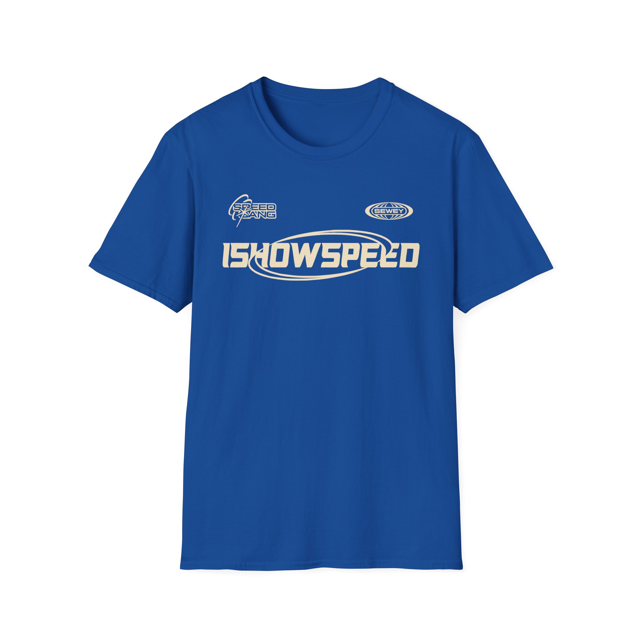 Ishowspeed Racing Royal Unisex Softstyle T-Shirt