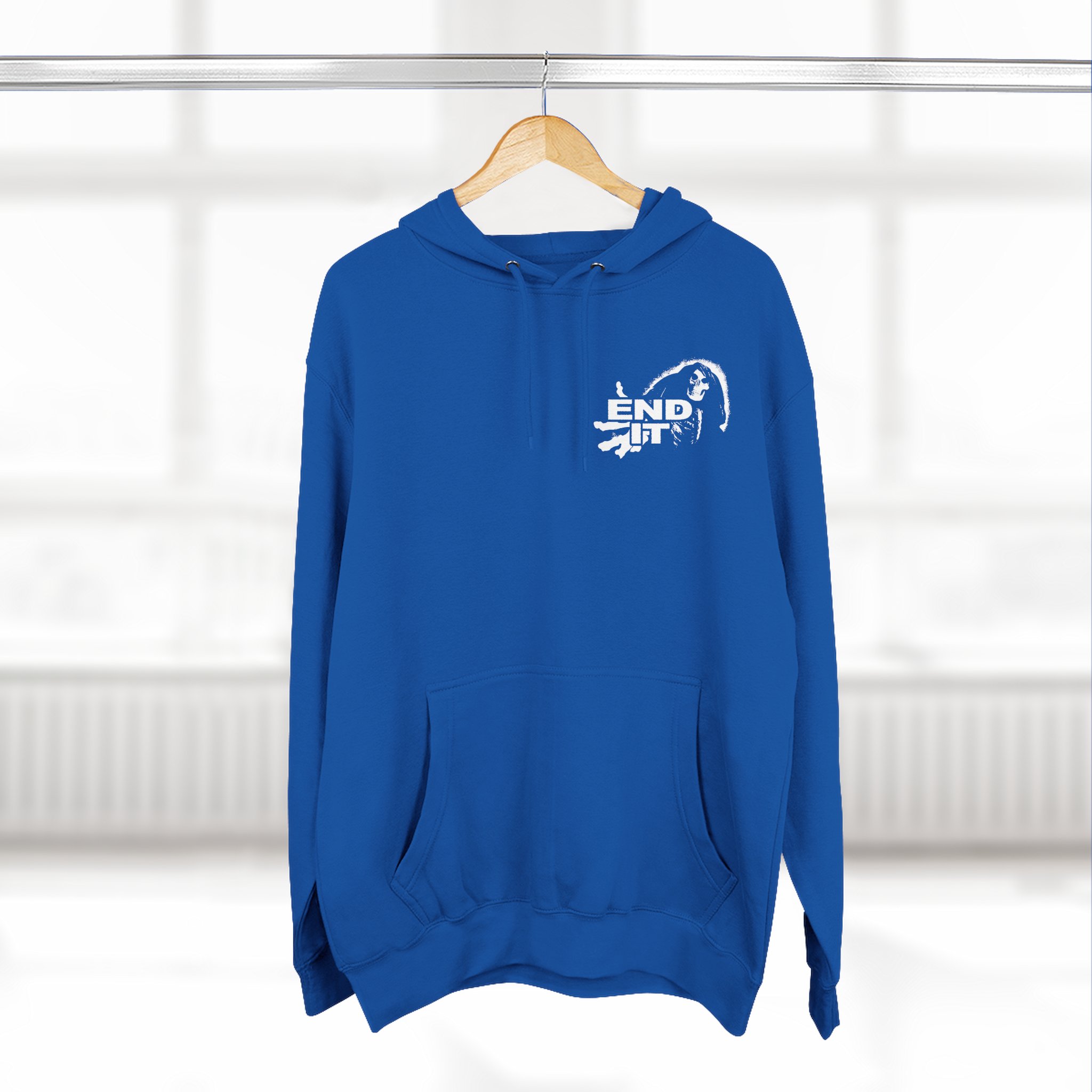 End It Three-Panel Fleece Hoodie