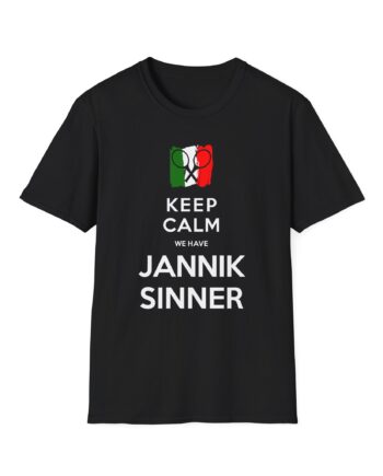 Jannik Sinner Keep Calm We Have Unisex Softstyle T-Shirt