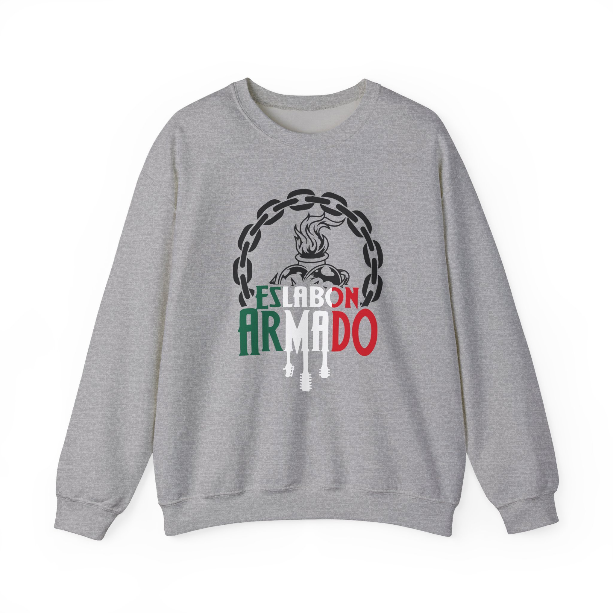 Eslabon Armado asà Lo Quiso Dios Unisex Heavy Blend™ Crewneck Sweatshirt