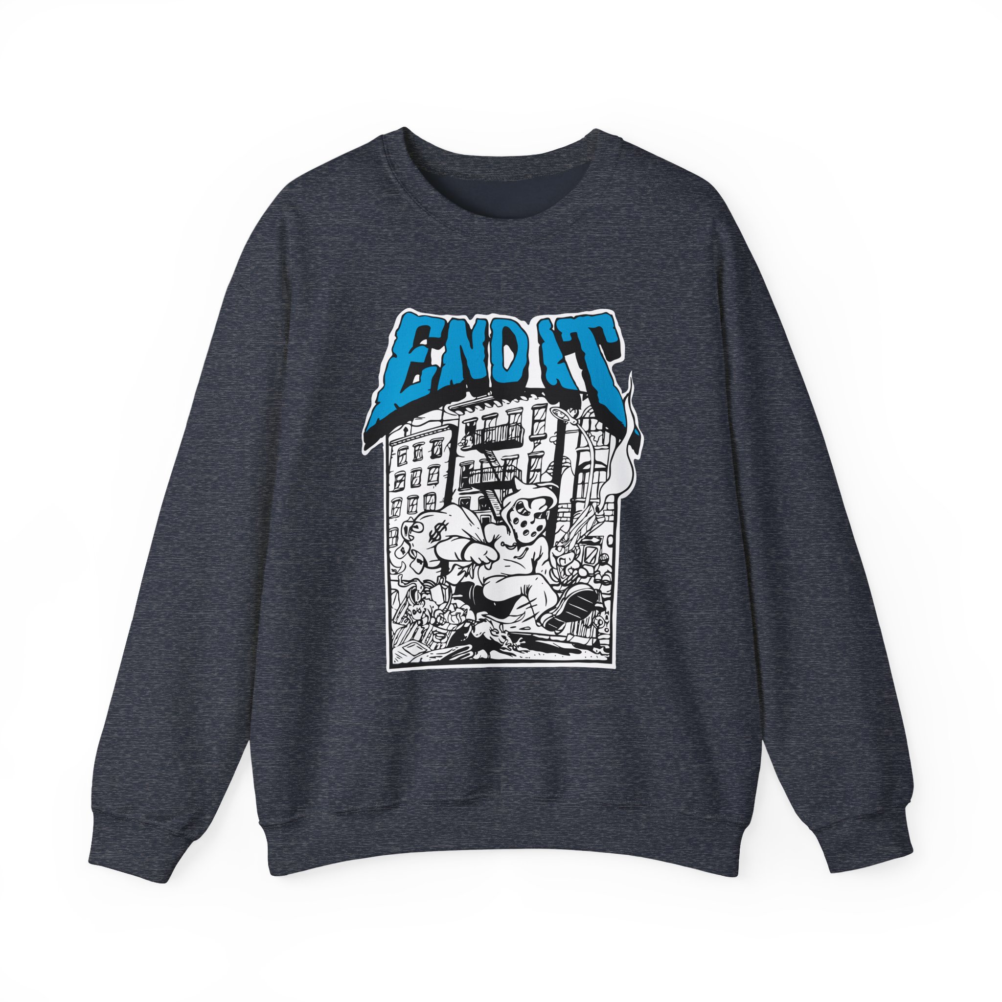 End It Unisex Heavy Blend Crewneck Sweatshirt