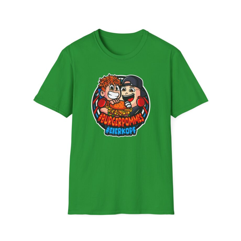 Burger Pommes eierkopf Unisex Softstyle T-Shirt