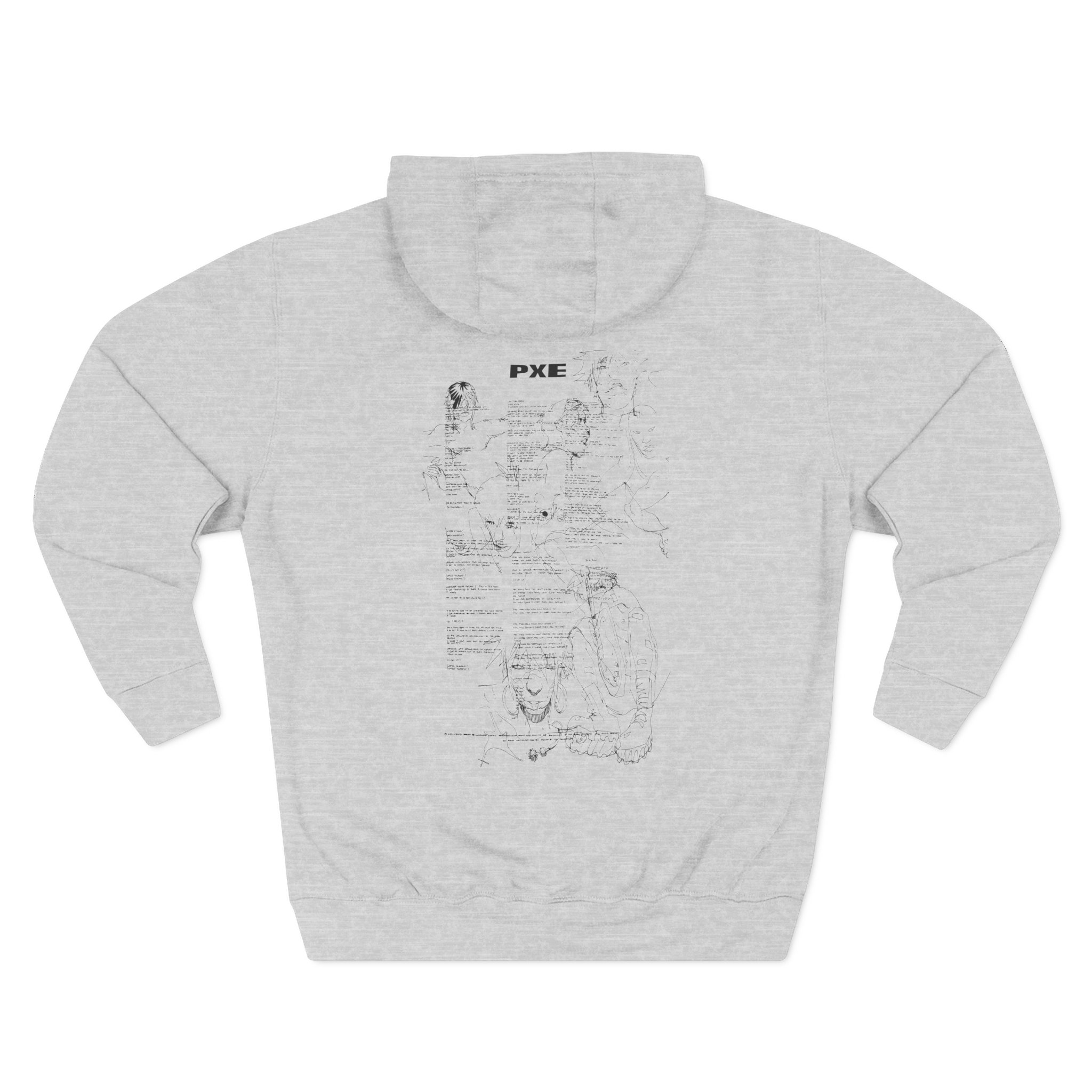 Ecco2k in the Flesh Three-Panel Fleece Hoodie