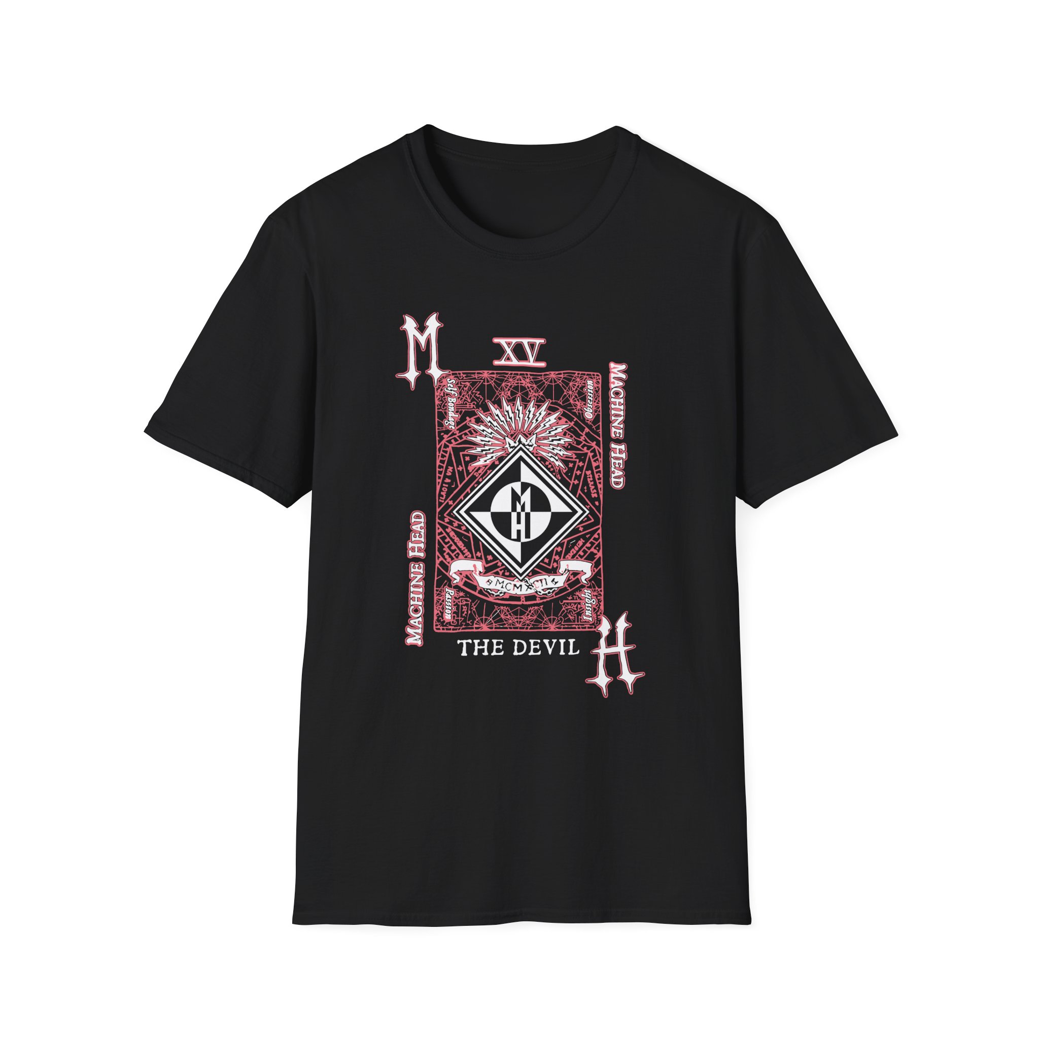 Machine Head the Devil Unisex Softstyle T-Shirt