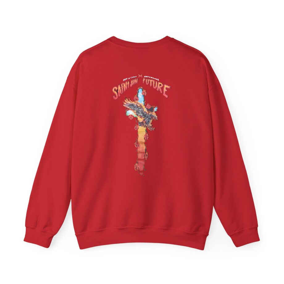 Saint Jhn Not a Cult X Freebandz Roses Unisex Heavy Blend™ Crewneck Sweatshirt