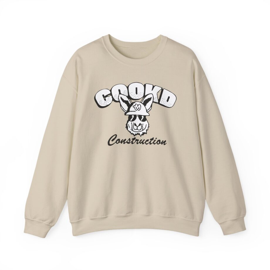 Lazarbeam Cookd Construction Unisex Heavy Blend™ Crewneck Sweatshirt