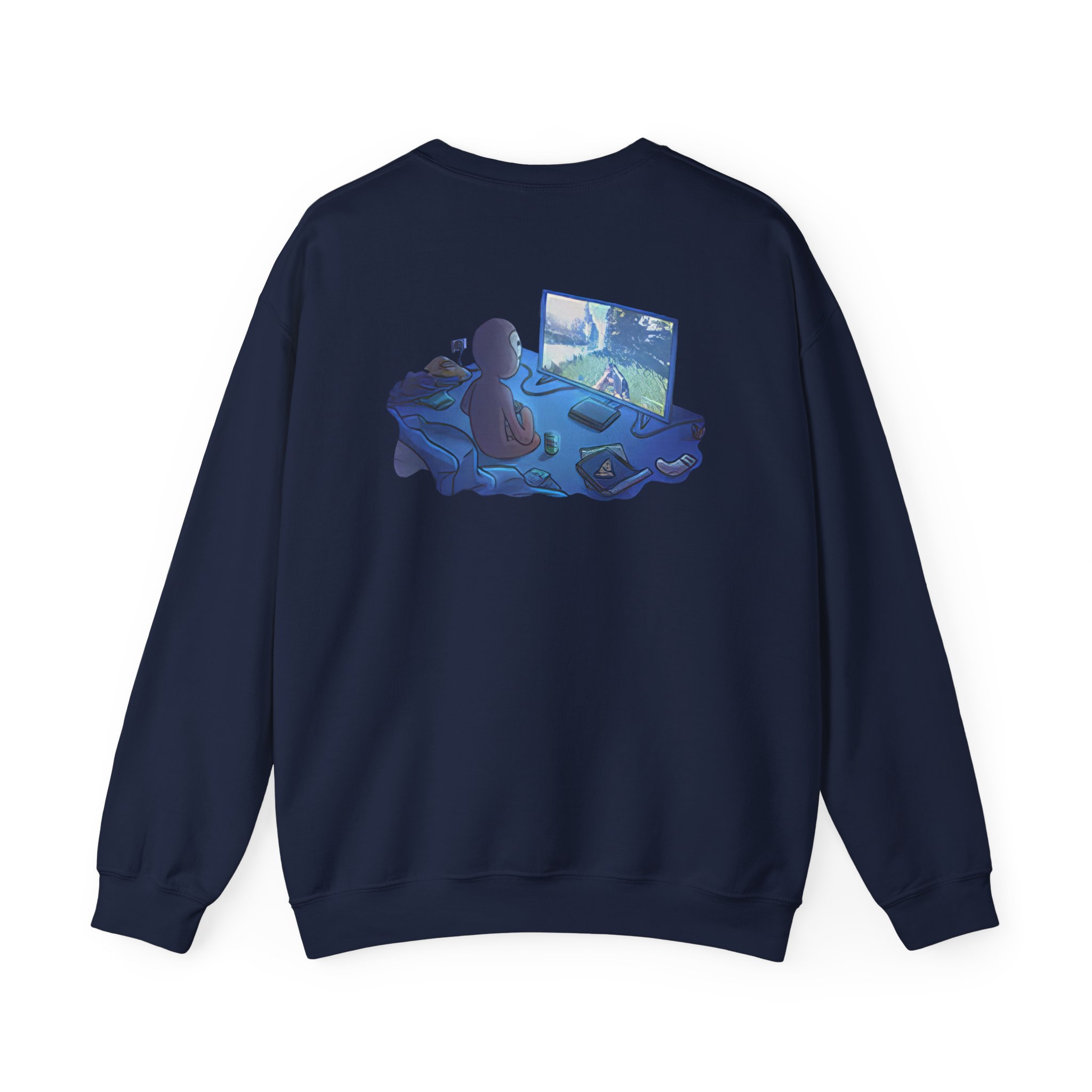 Spoonkid  Rust Monke Unisex Heavy Blendâ„¢ Crewneck Sweatshirt